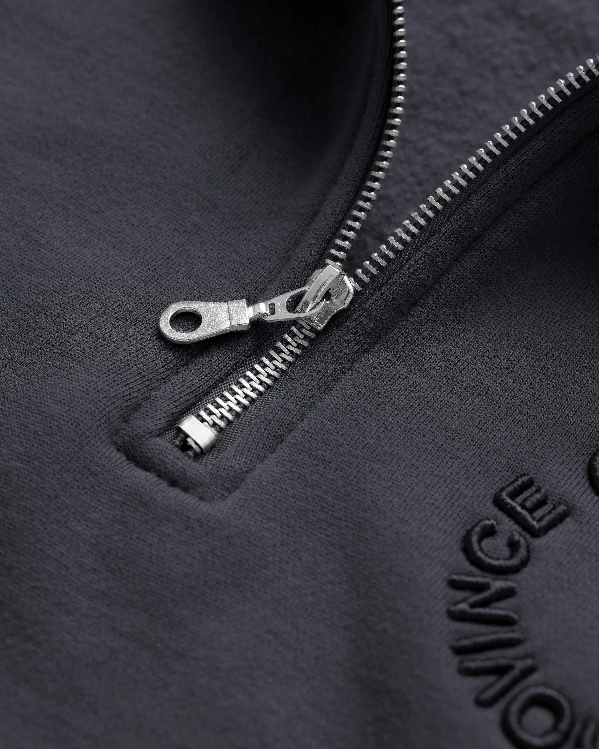 Half Zip Fleece Sweatshirt Coal - Unisex sold by Province of Canada product image thumbnail 4