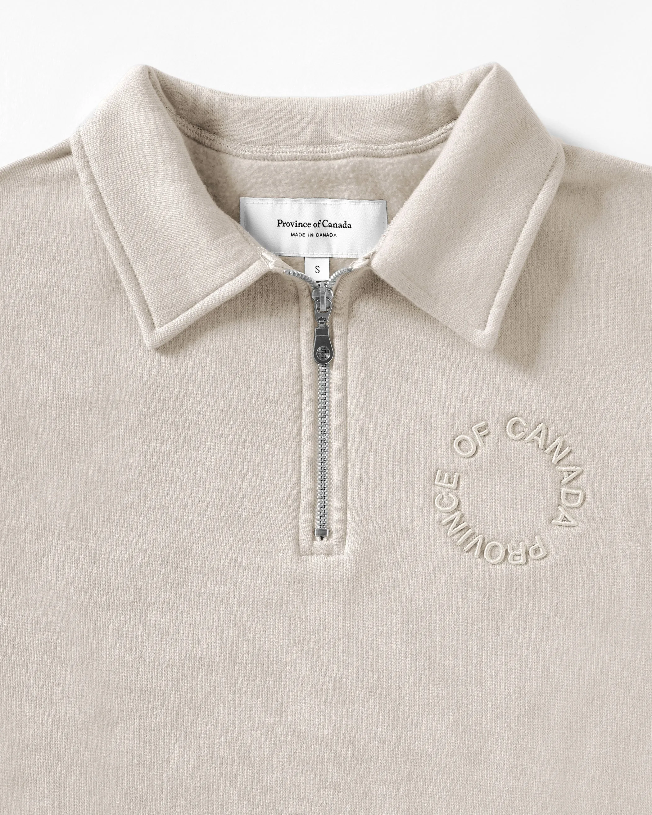 Half Zip Fleece Sweatshirt Beach - Unisex sold by Province of Canada product image thumbnail 3