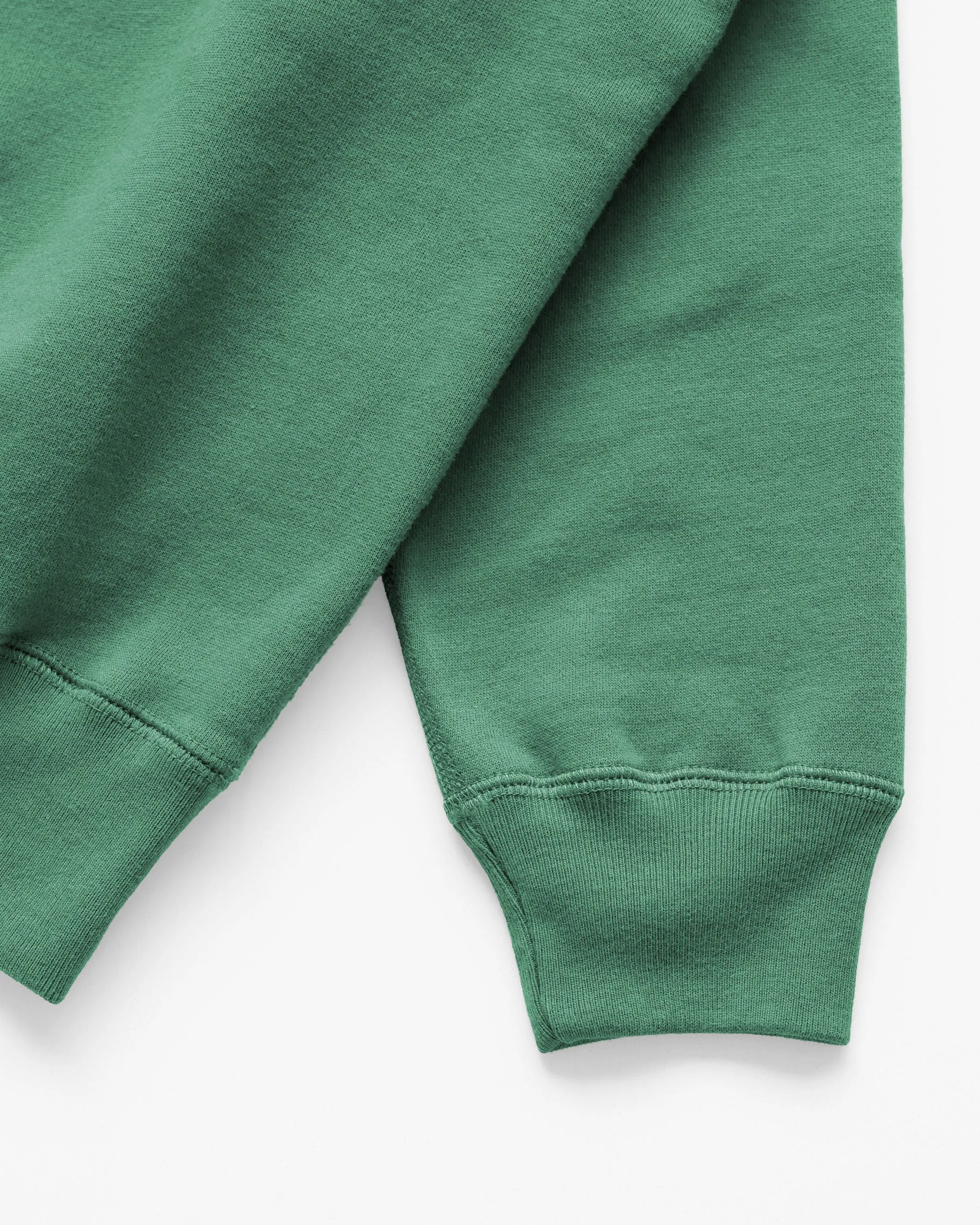 Half Zip Fleece Sweatshirt Green - Unisex sold by Province of Canada product image thumbnail 4