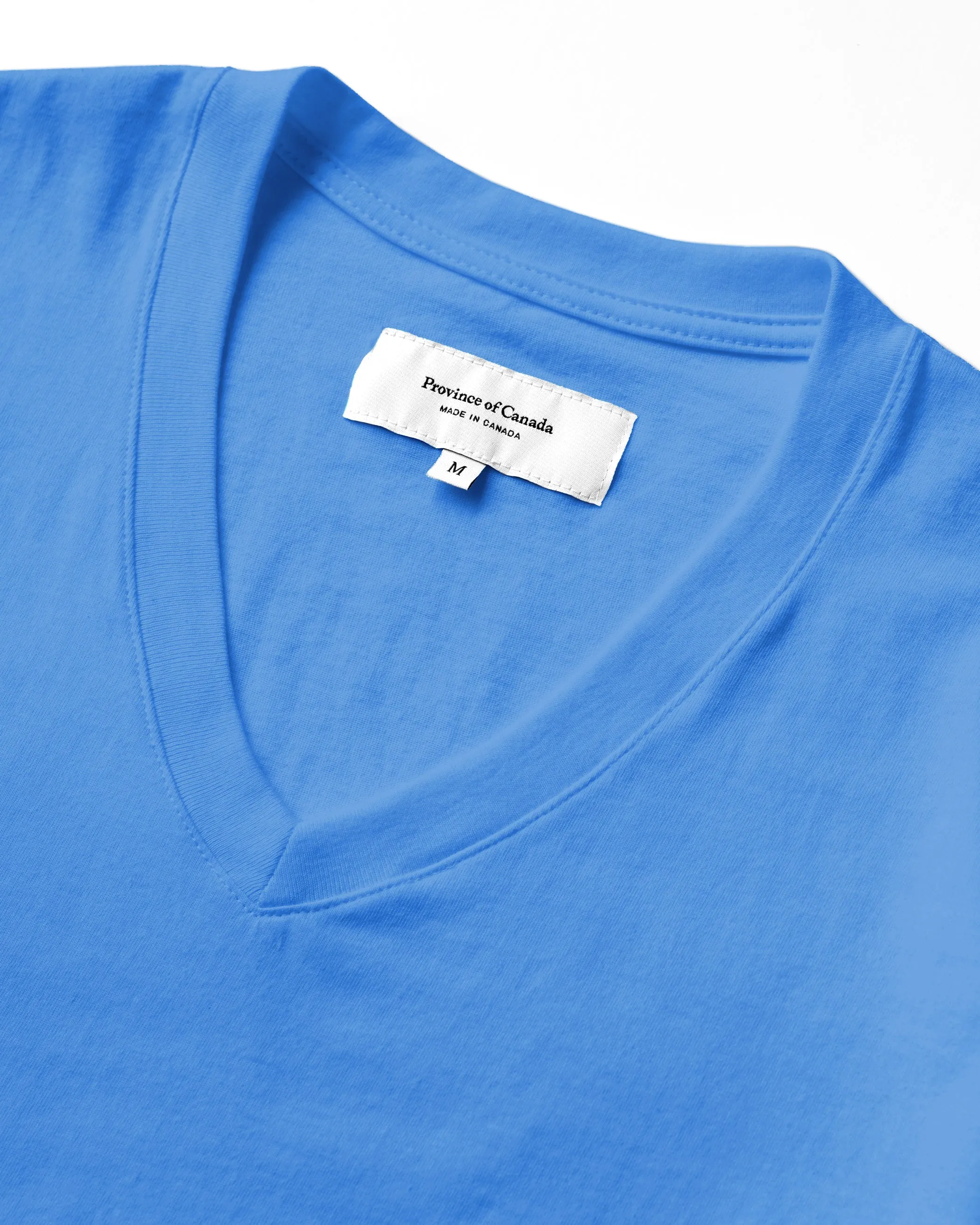 Friday V-Neck Tee Super Blue sold by Province of Canada product image thumbnail 2