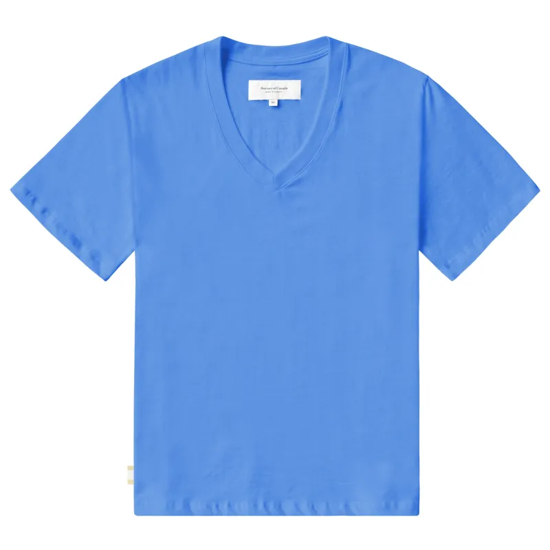 Friday V-Neck Tee Super Blue sold by Province of Canada