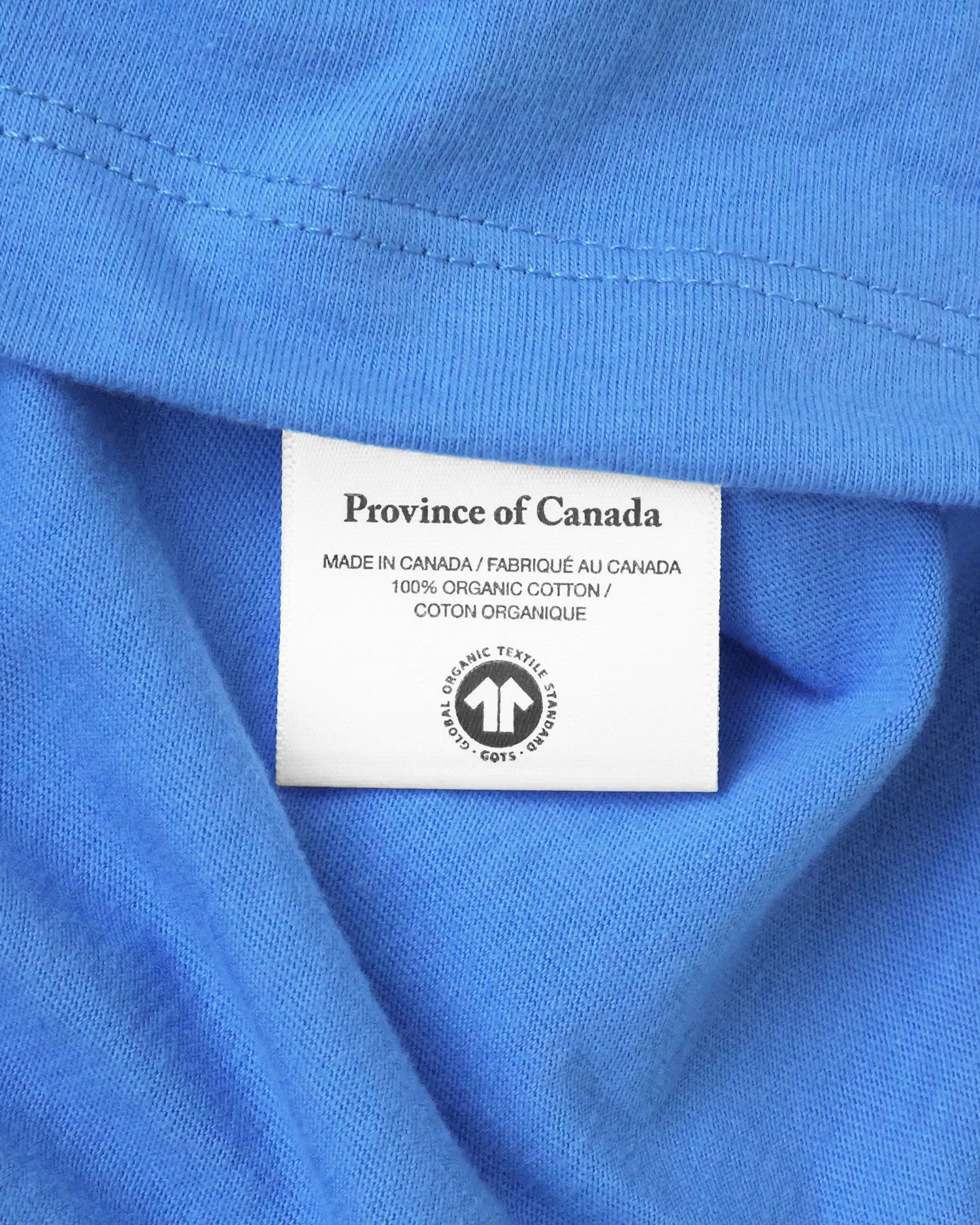 Friday V-Neck Tee Super Blue sold by Province of Canada product image thumbnail 4