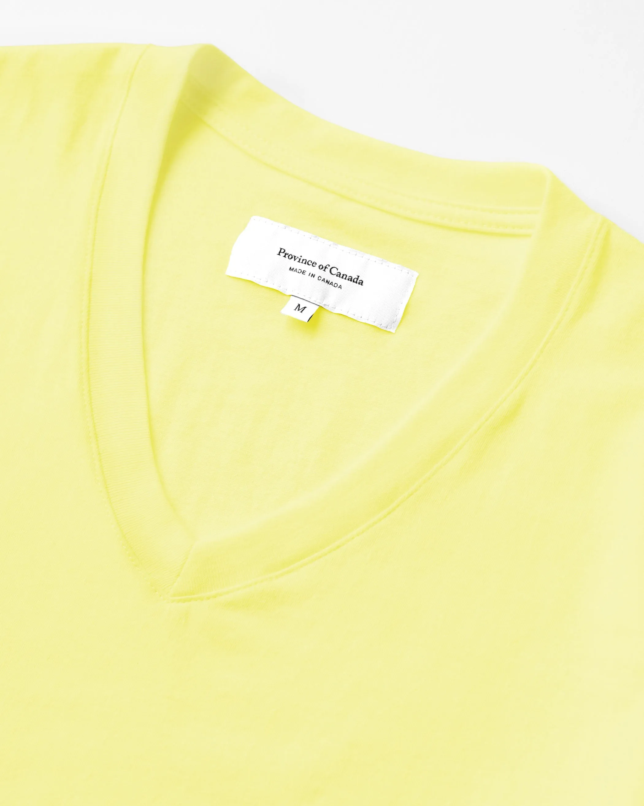 Friday V-Neck Tee Lemon sold by Province of Canada product image thumbnail 2
