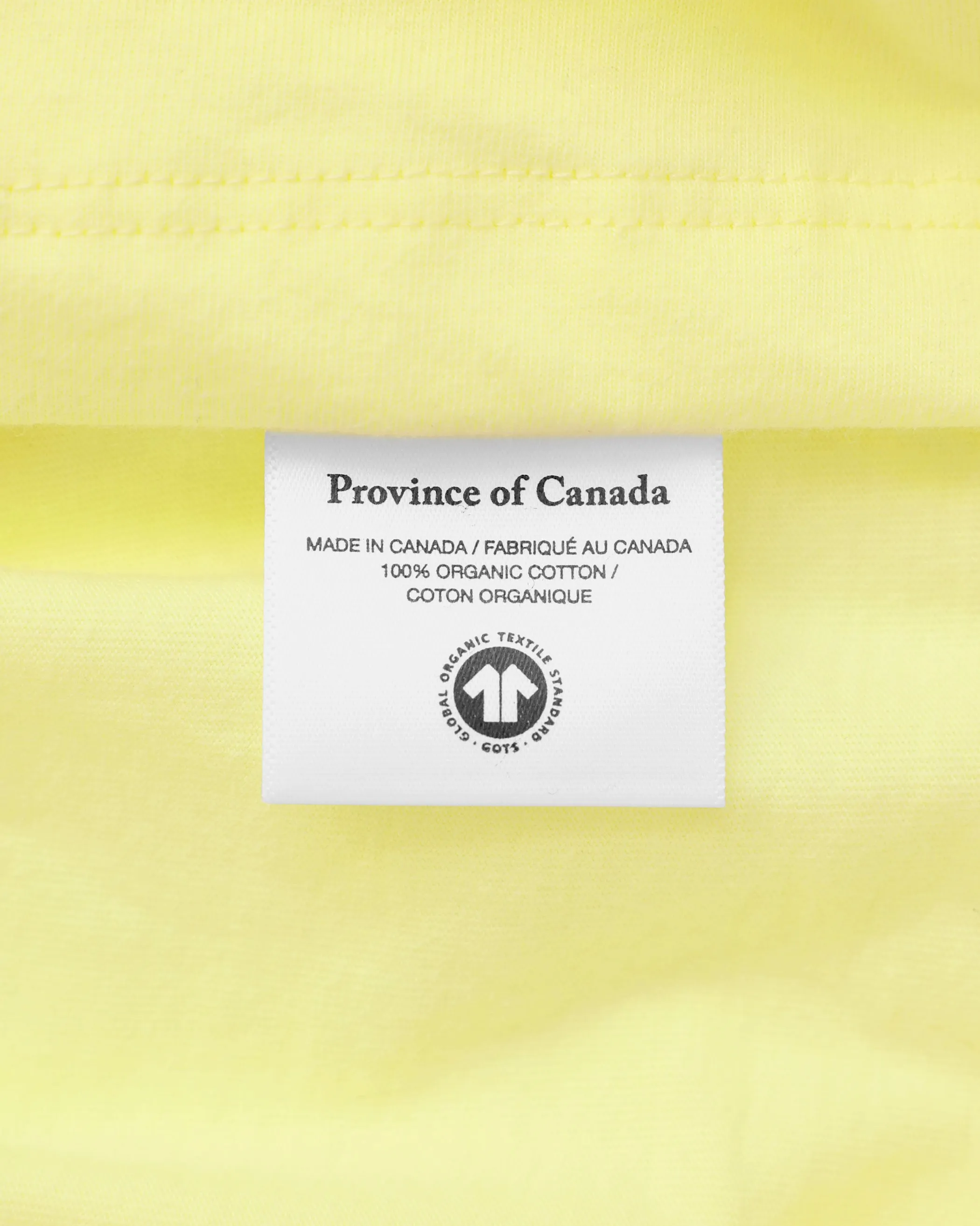 Friday V-Neck Tee Lemon sold by Province of Canada product image thumbnail 4