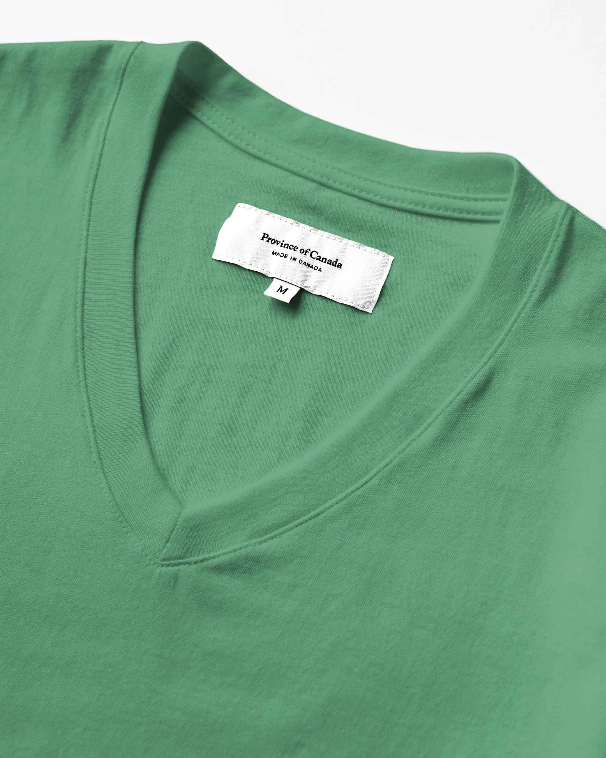 Friday V-Neck Tee Green sold by Province of Canada product image thumbnail 2