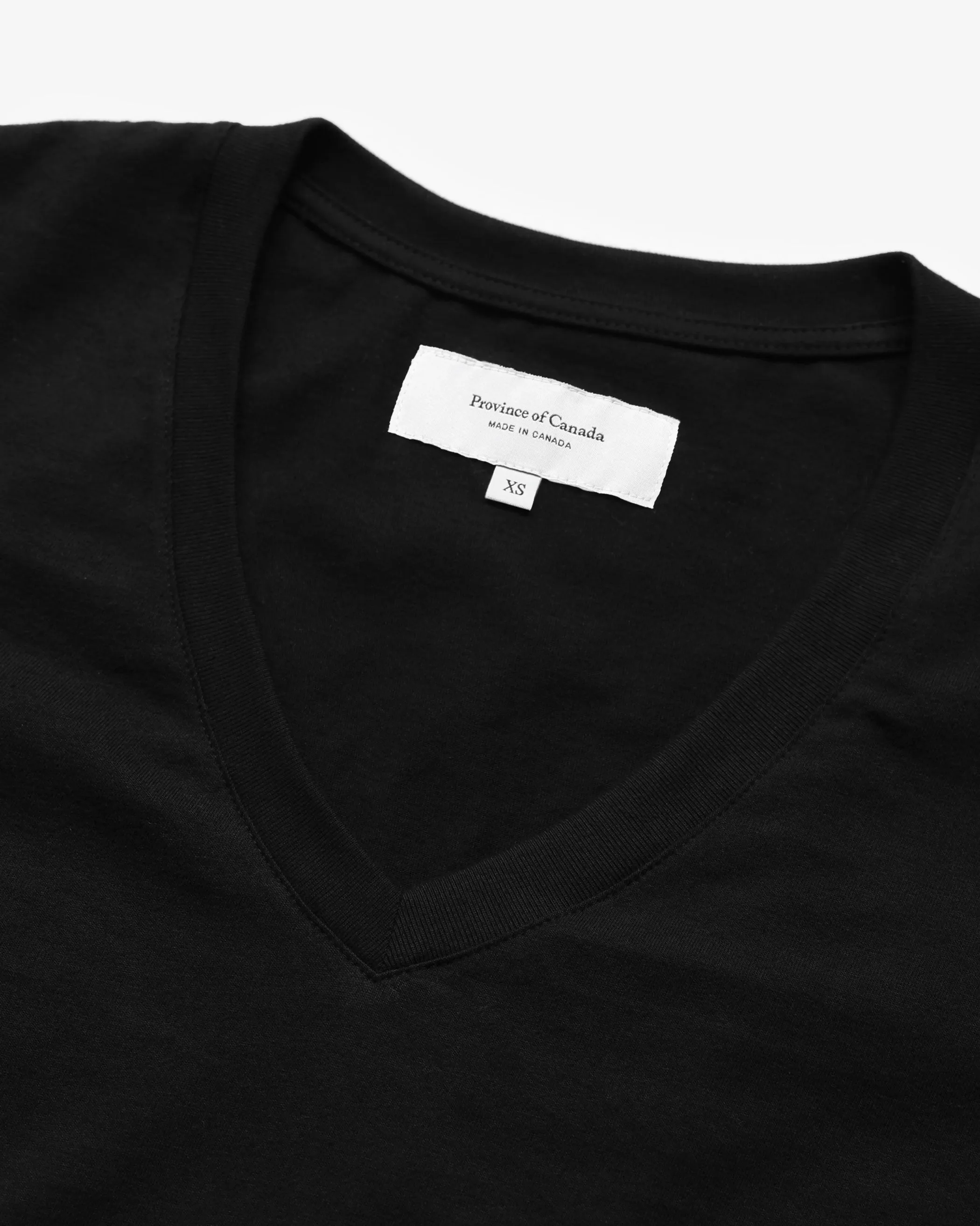 Friday V-Neck Tee Black sold by Province of Canada product image thumbnail 2