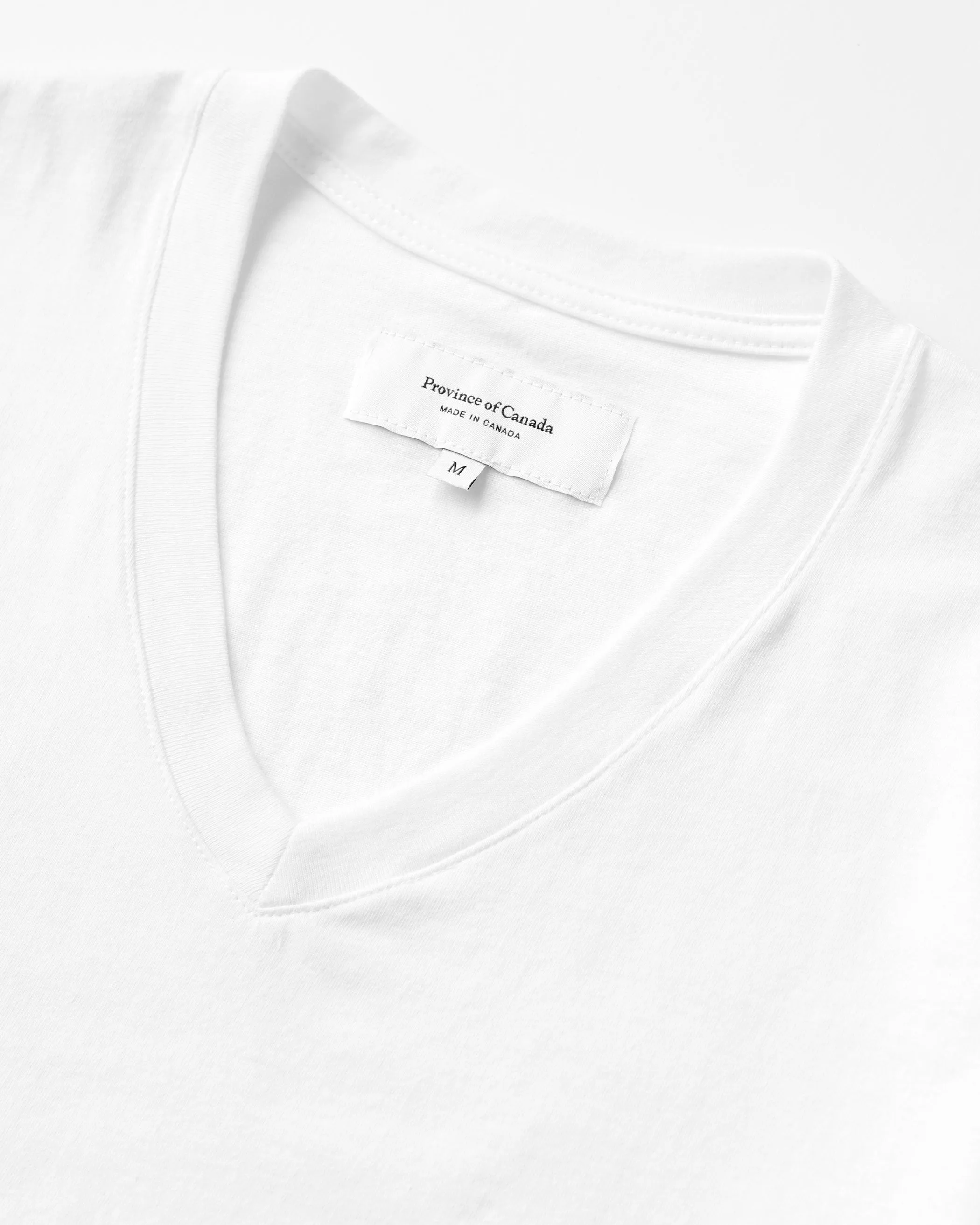 Friday V-Neck Tee White sold by Province of Canada product image thumbnail 4