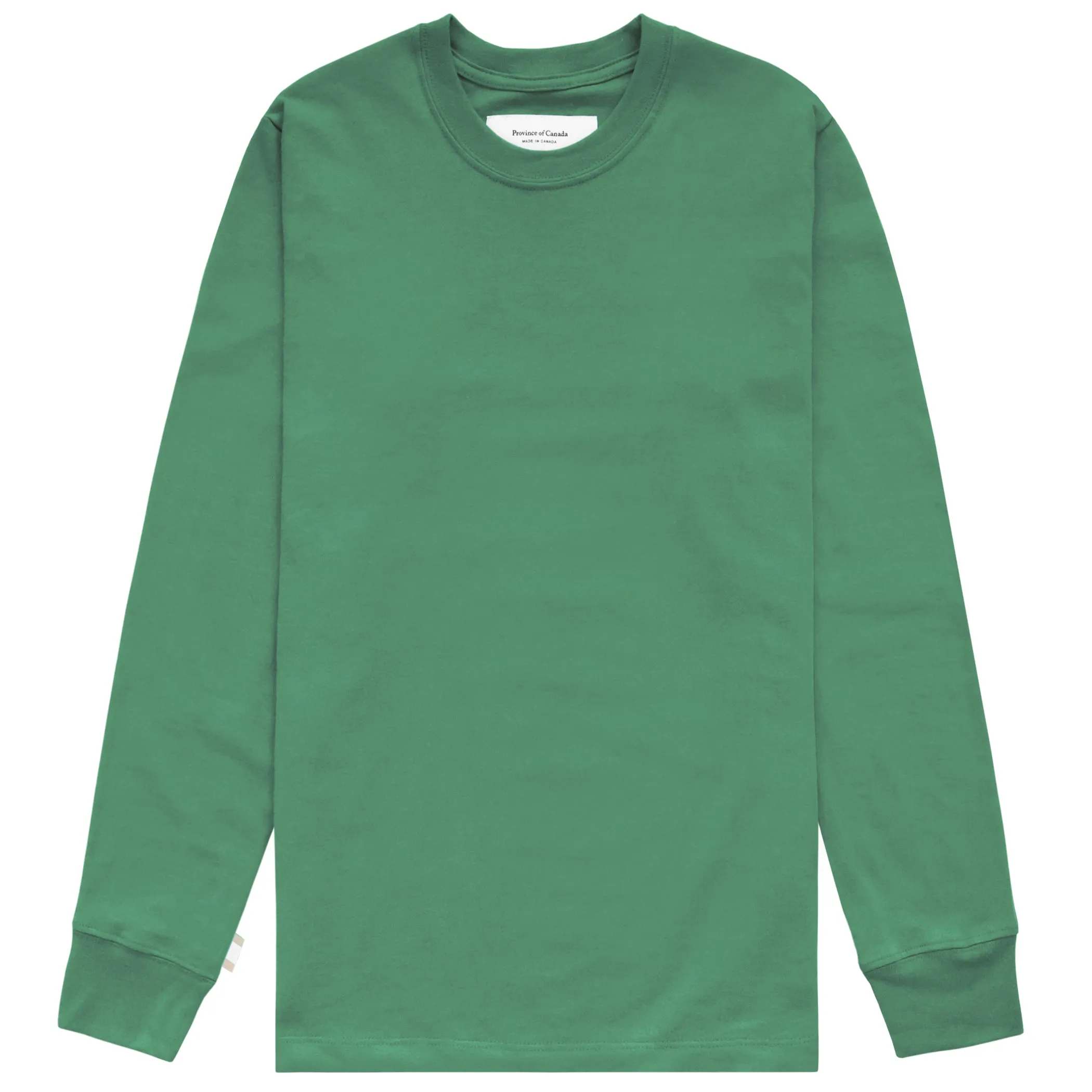 Monday Long Sleeve Tee Green - Unisex sold by Province of Canada