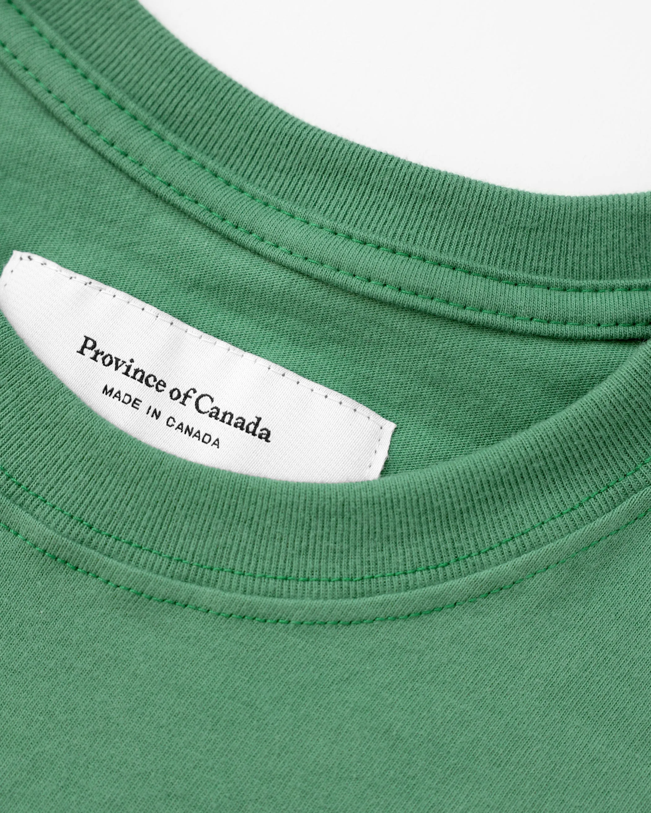 Monday Long Sleeve Tee Green - Unisex sold by Province of Canada product image thumbnail 3