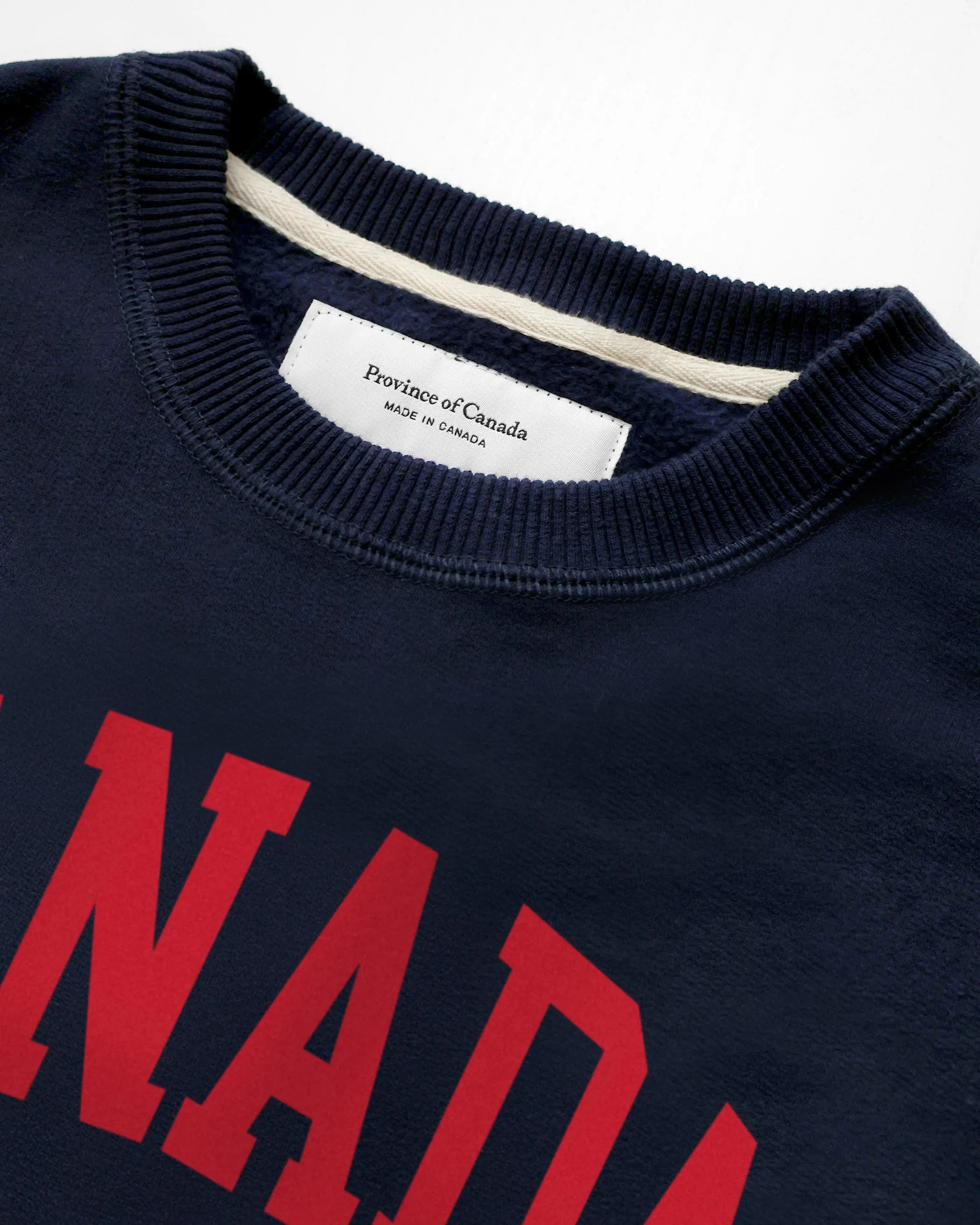Canada Fleece Sweatshirt Navy - Unisex sold by Province of Canada product image thumbnail 3