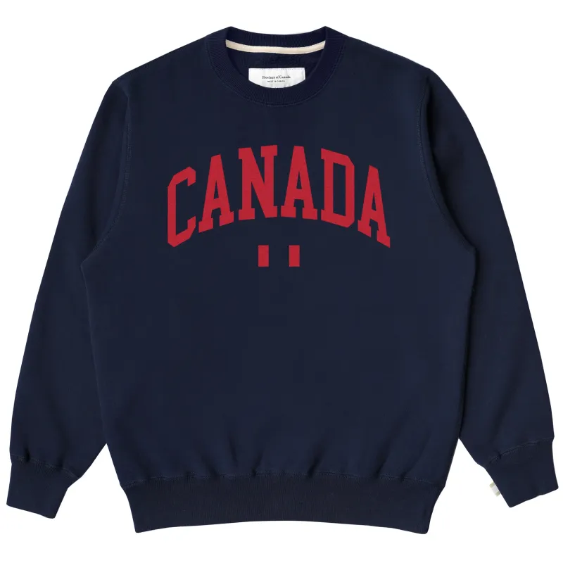 Canada Fleece Sweatshirt Navy - Unisex sold by Province of Canada