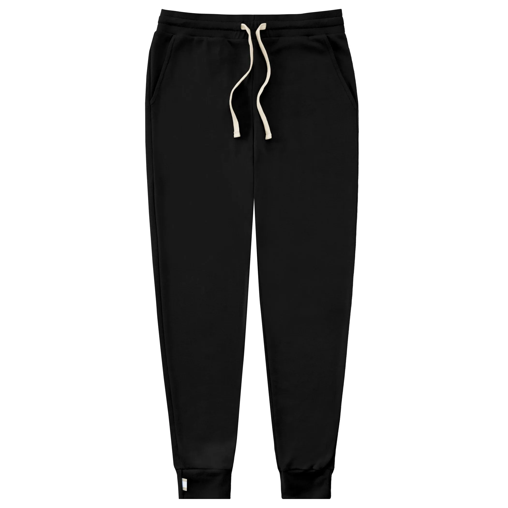 Fine Ribbed Sweatpant Black - Unisex sold by Province of Canada