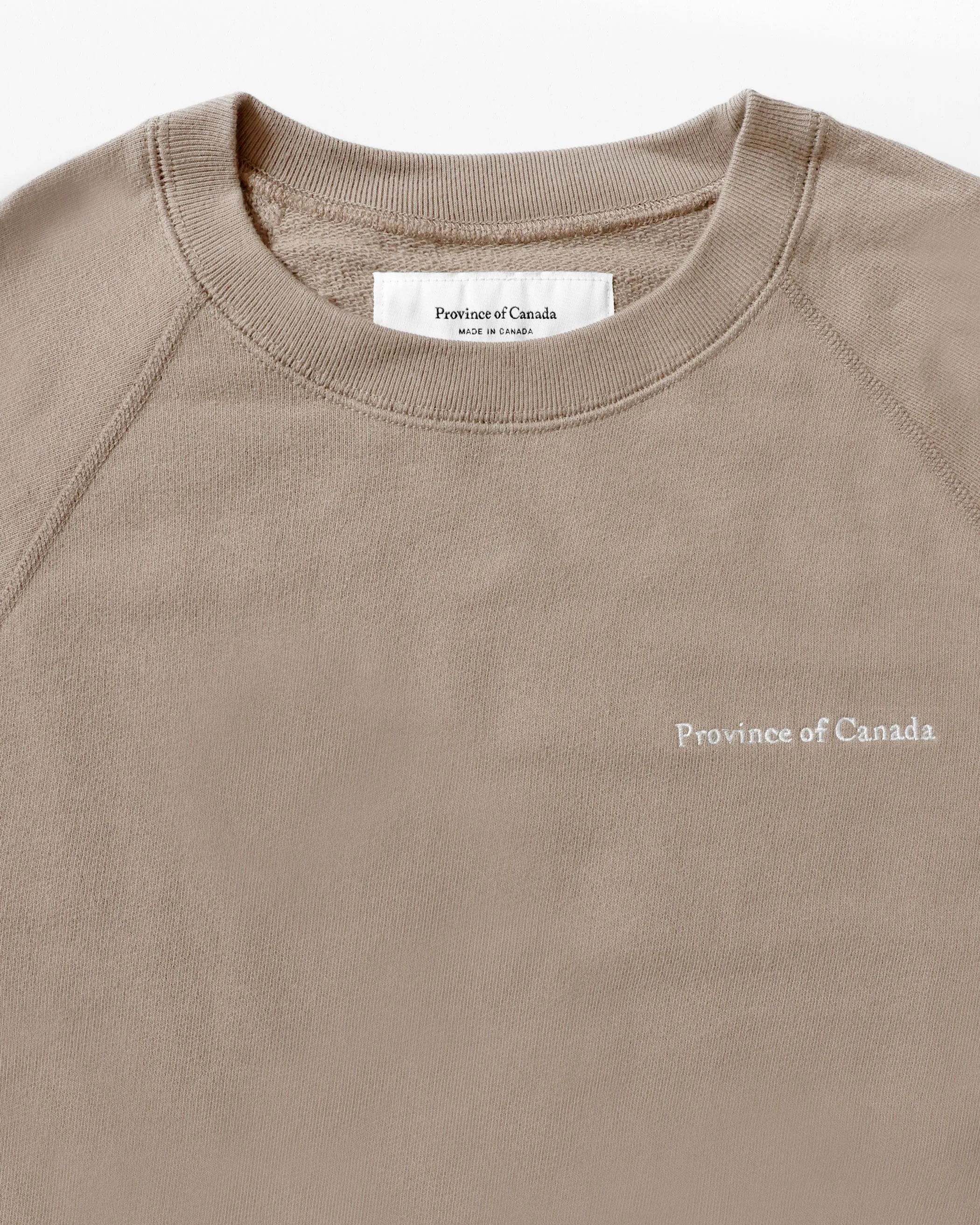 French Terry Sweatshirt Mocha - Unisex sold by Province of Canada product image thumbnail 2