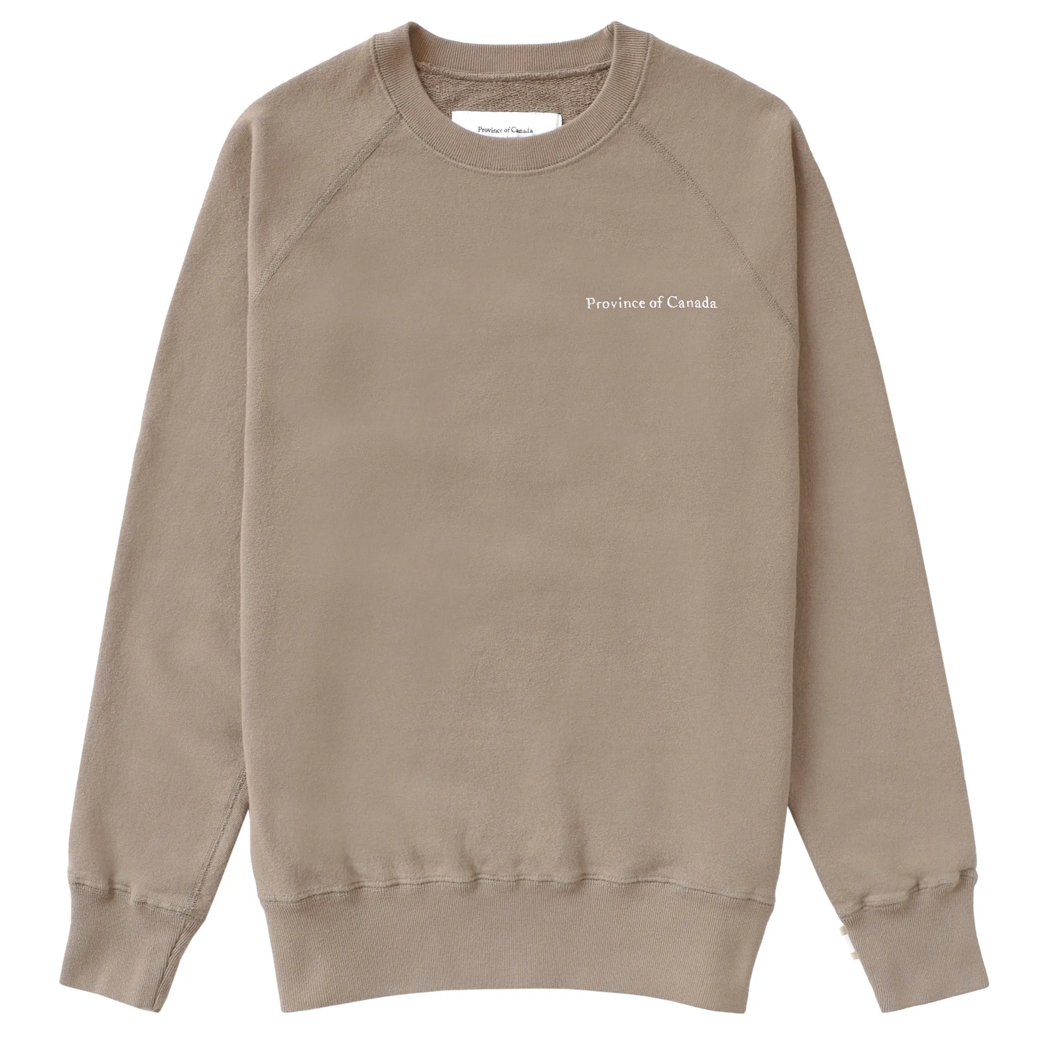 French Terry Sweatshirt Mocha - Unisex sold by Province of Canada