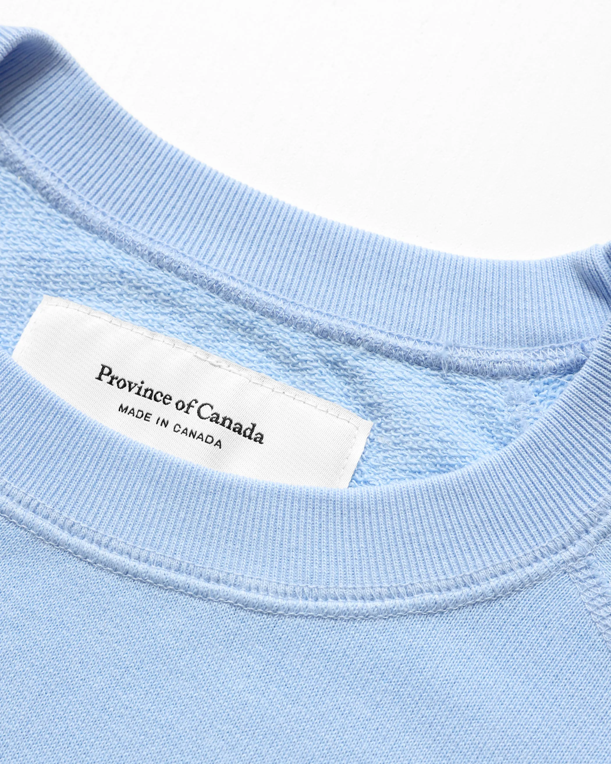 French Terry Sweatshirt Sky Blue - Unisex sold by Province of Canada product image thumbnail 3