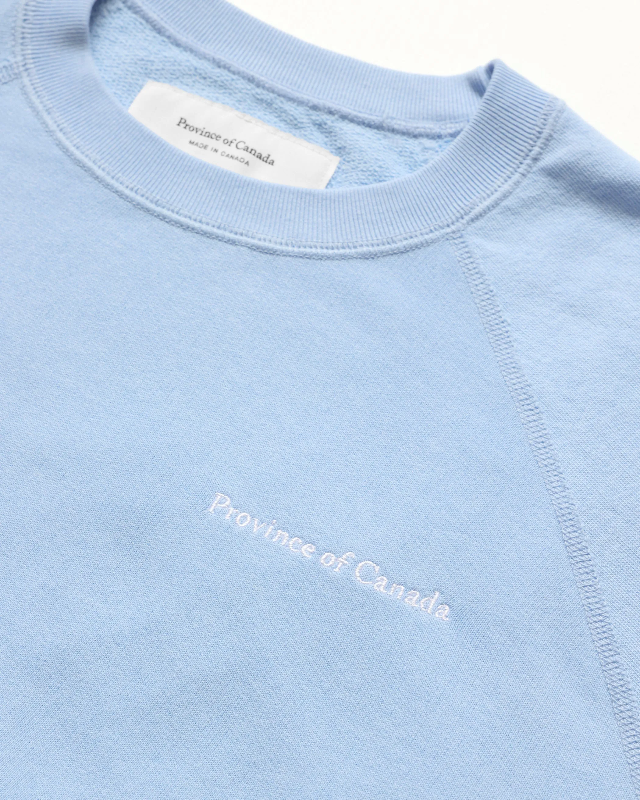 French Terry Sweatshirt Sky Blue - Unisex sold by Province of Canada product image thumbnail 4