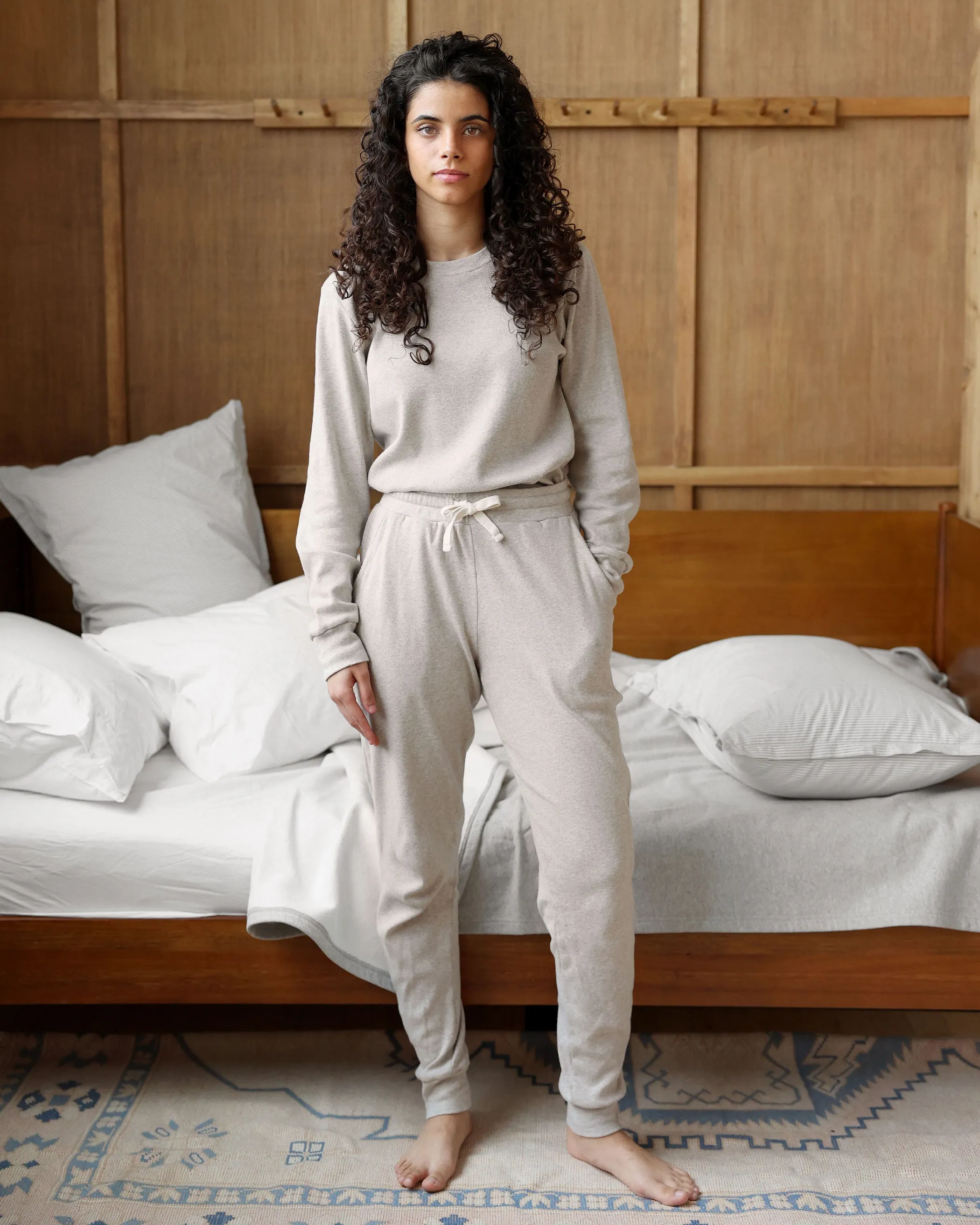Almost Pyjama Pant Oatmeal - Unisex sold by Province of Canada product image thumbnail 3