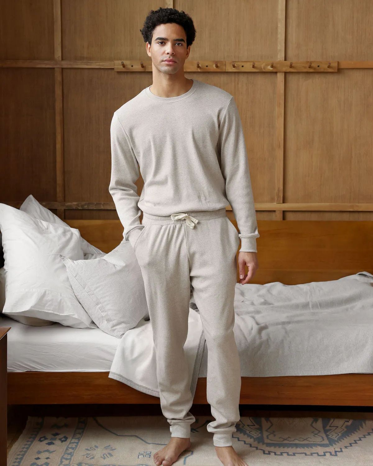 Almost Pyjama Pant Oatmeal - Unisex sold by Province of Canada product image thumbnail 2