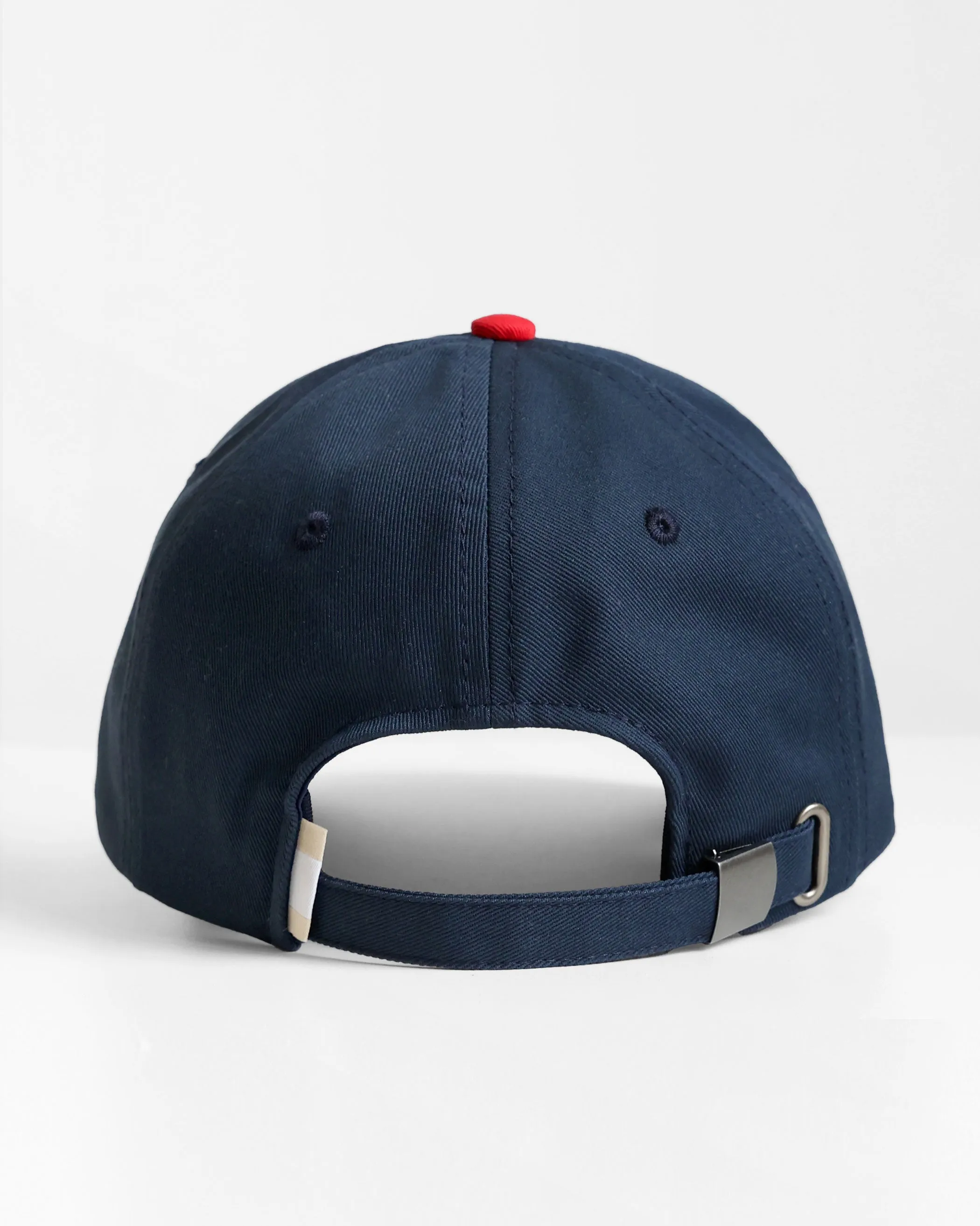 Script Logo Baseball Hat Navy Red sold by Province of Canada product image thumbnail 4