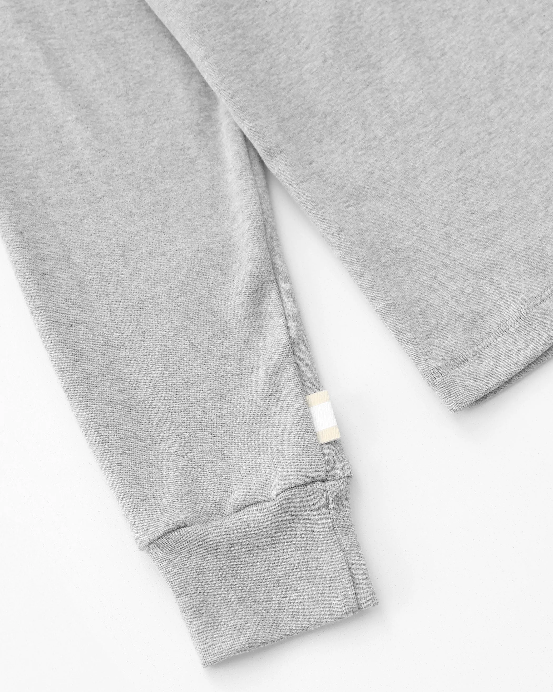 Almost Pyjama Long Sleeve Tee Heather Grey - Unisex sold by Province of Canada product image thumbnail 5