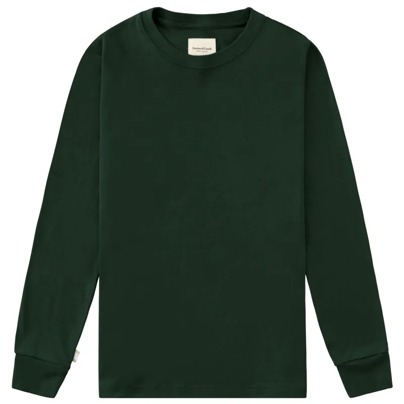 Almost Pyjama Long Sleeve Tee Forest - Unisex sold by Province of Canada