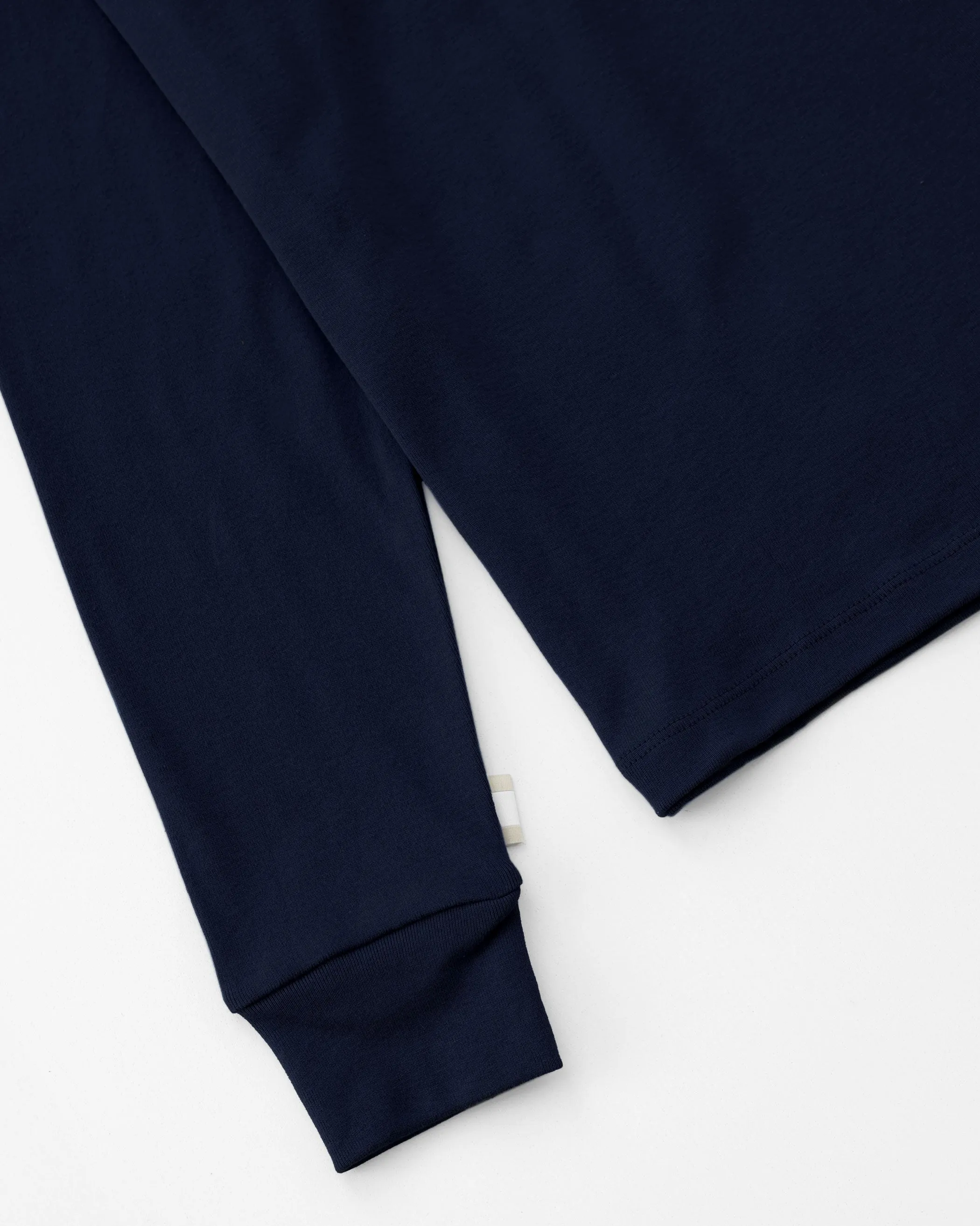 Almost Pyjama Long Sleeve Tee Navy - Unisex sold by Province of Canada product image thumbnail 5