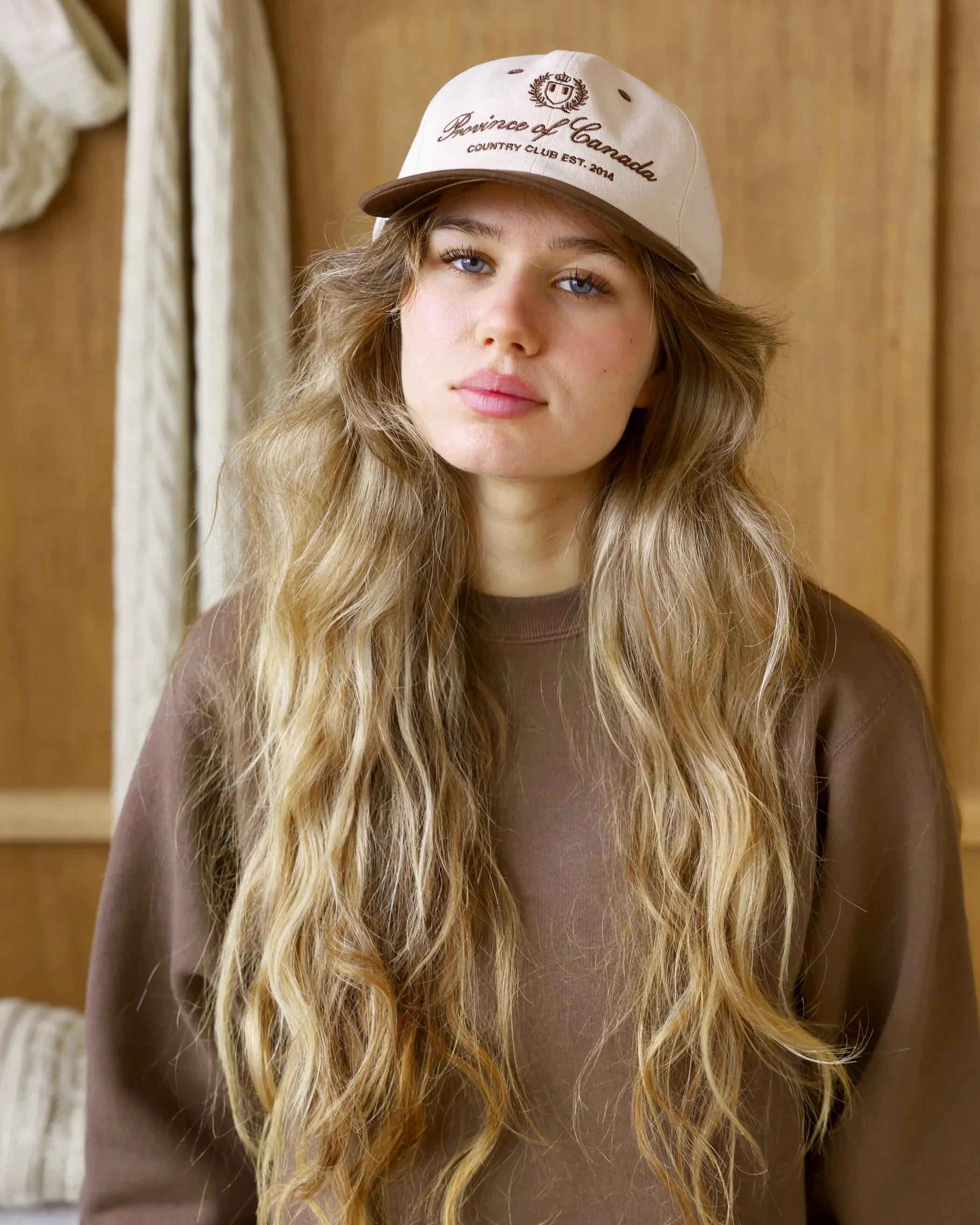 Country Club Baseball Hat Natural Brown sold by Province of Canada product image thumbnail 5