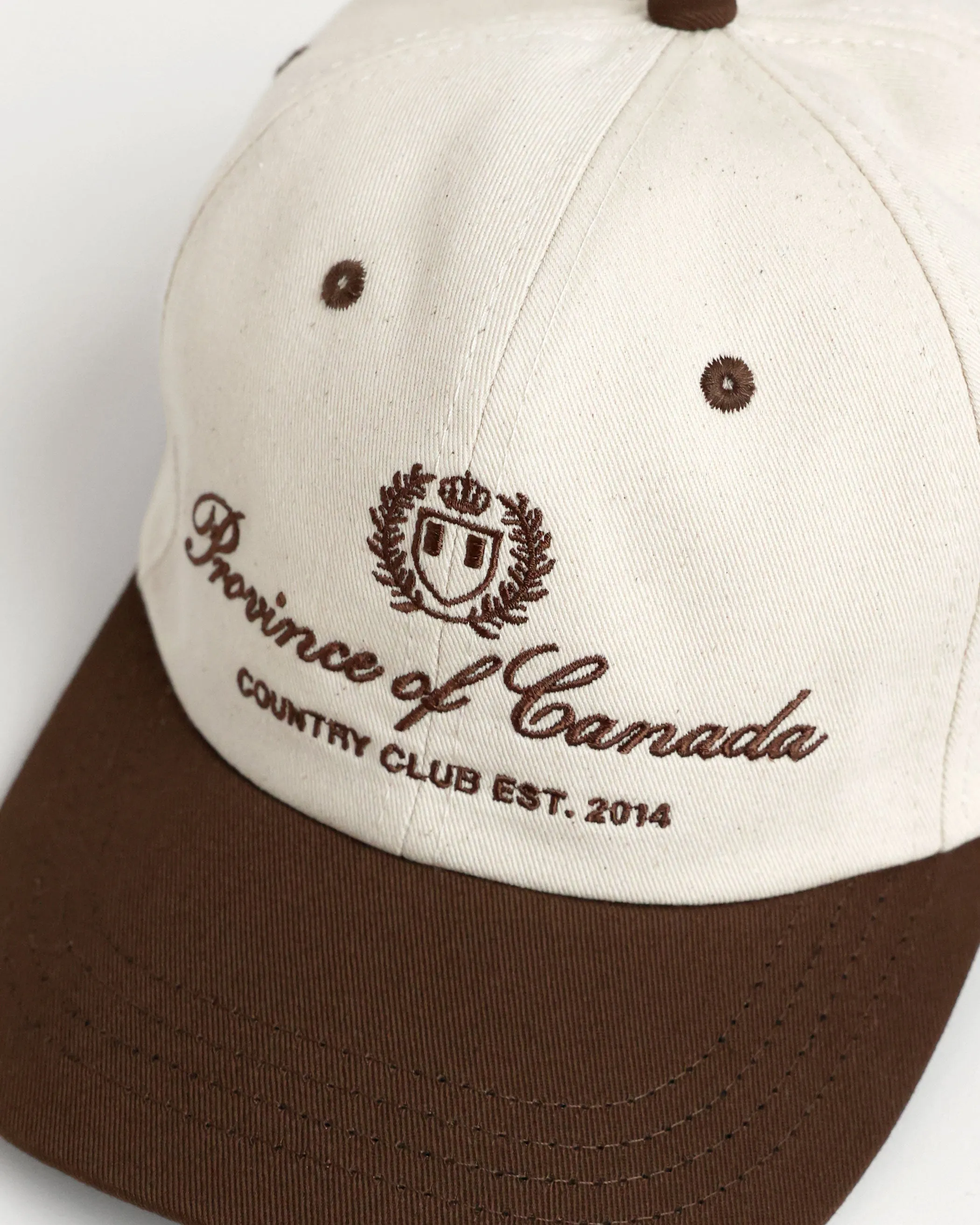 Country Club Baseball Hat Natural Brown sold by Province of Canada product image thumbnail 4