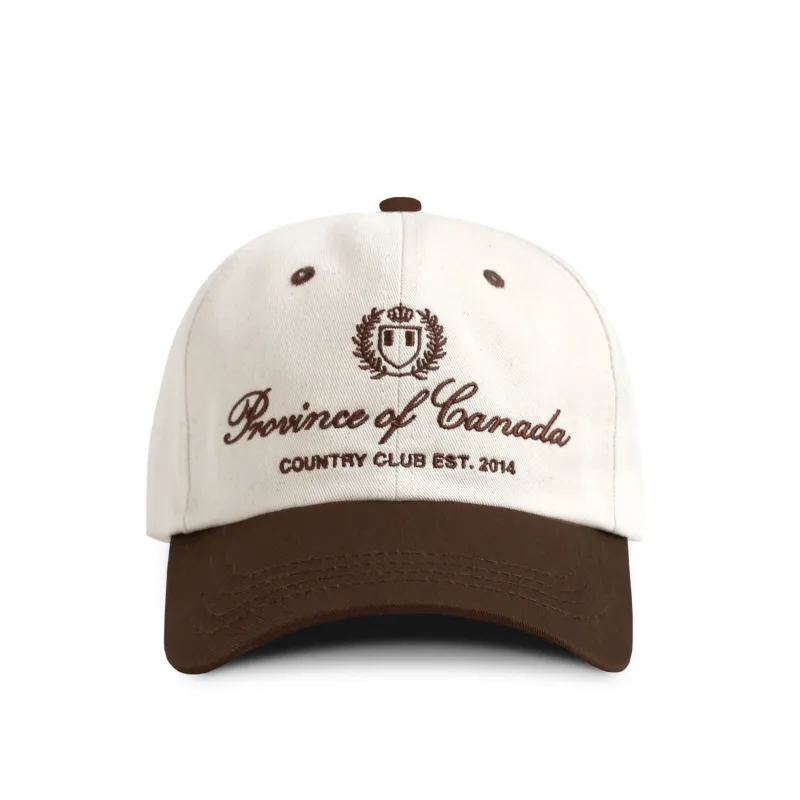 Country Club Baseball Hat Natural Brown sold by Province of Canada