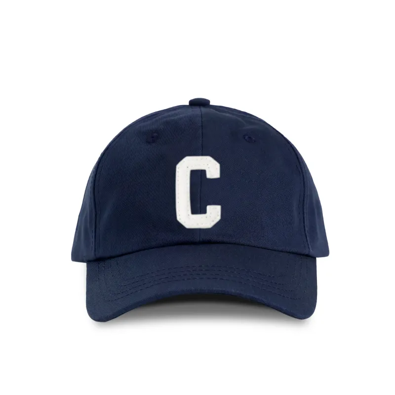 Letter C Baseball Hat Navy made by Province of Canada