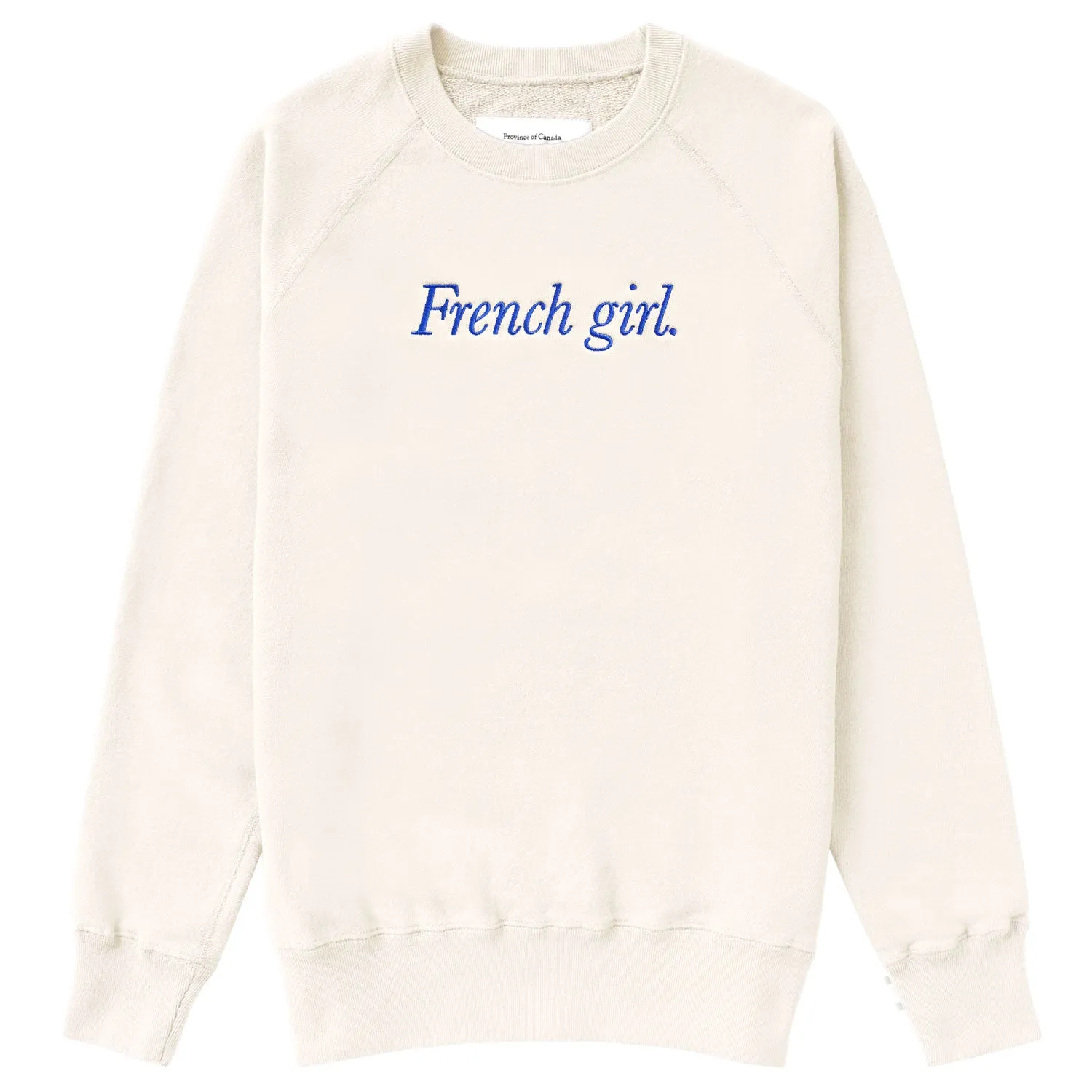 French Girl Sweater Natural - Unisex sold by Province of Canada