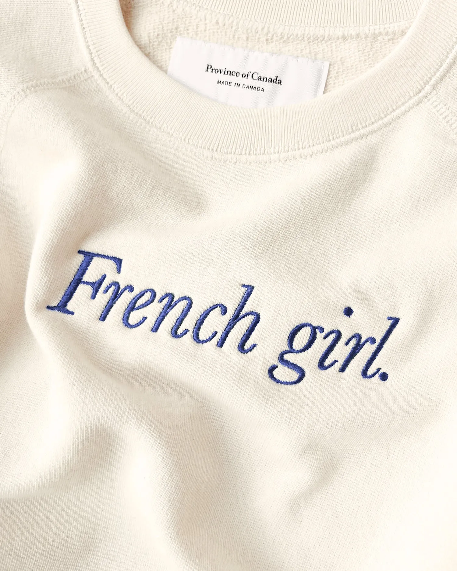 French Girl Sweater Natural - Unisex sold by Province of Canada product image thumbnail 3