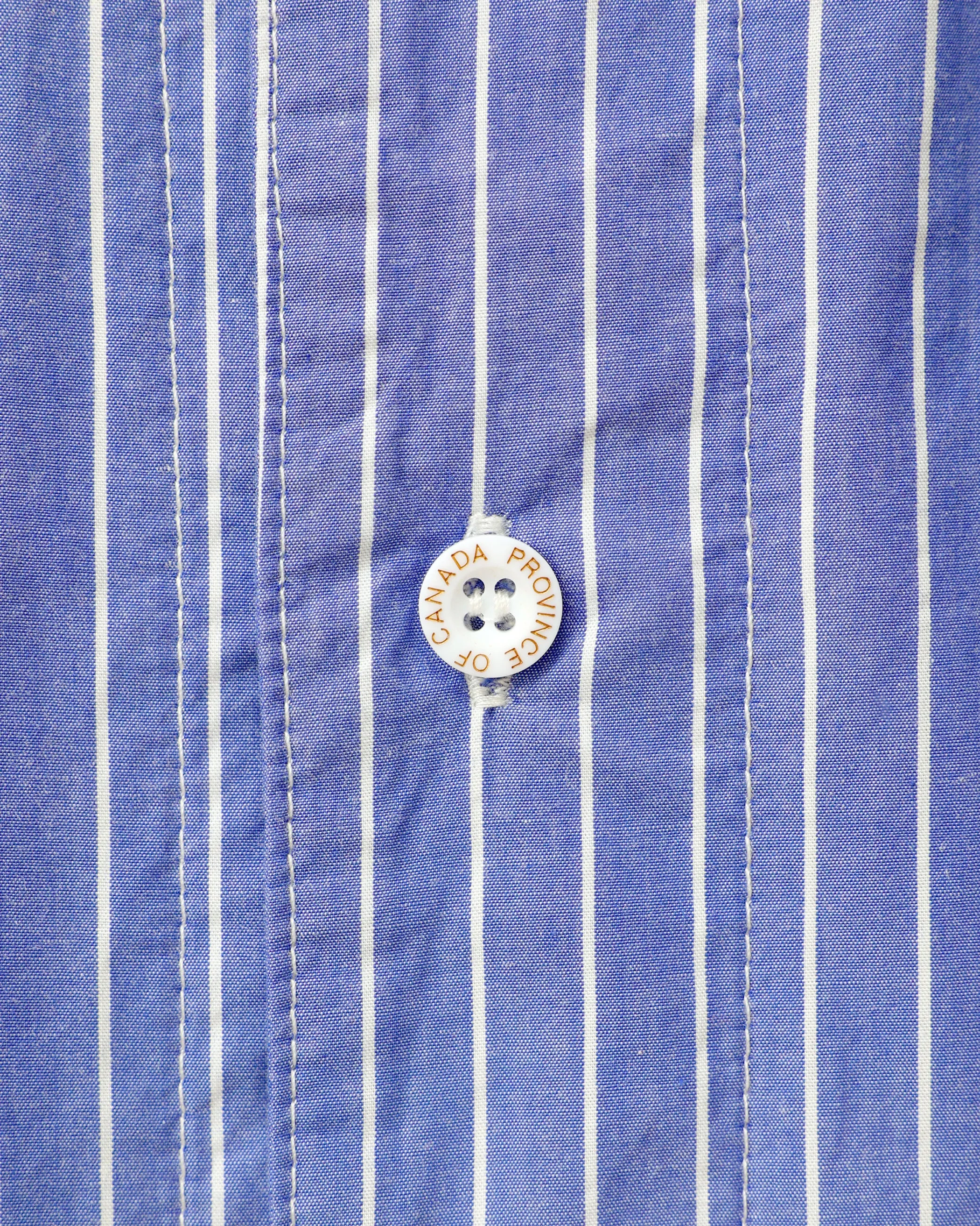 Pyjama Shirt Blue Stripe - Unisex sold by Province of Canada product image thumbnail 4