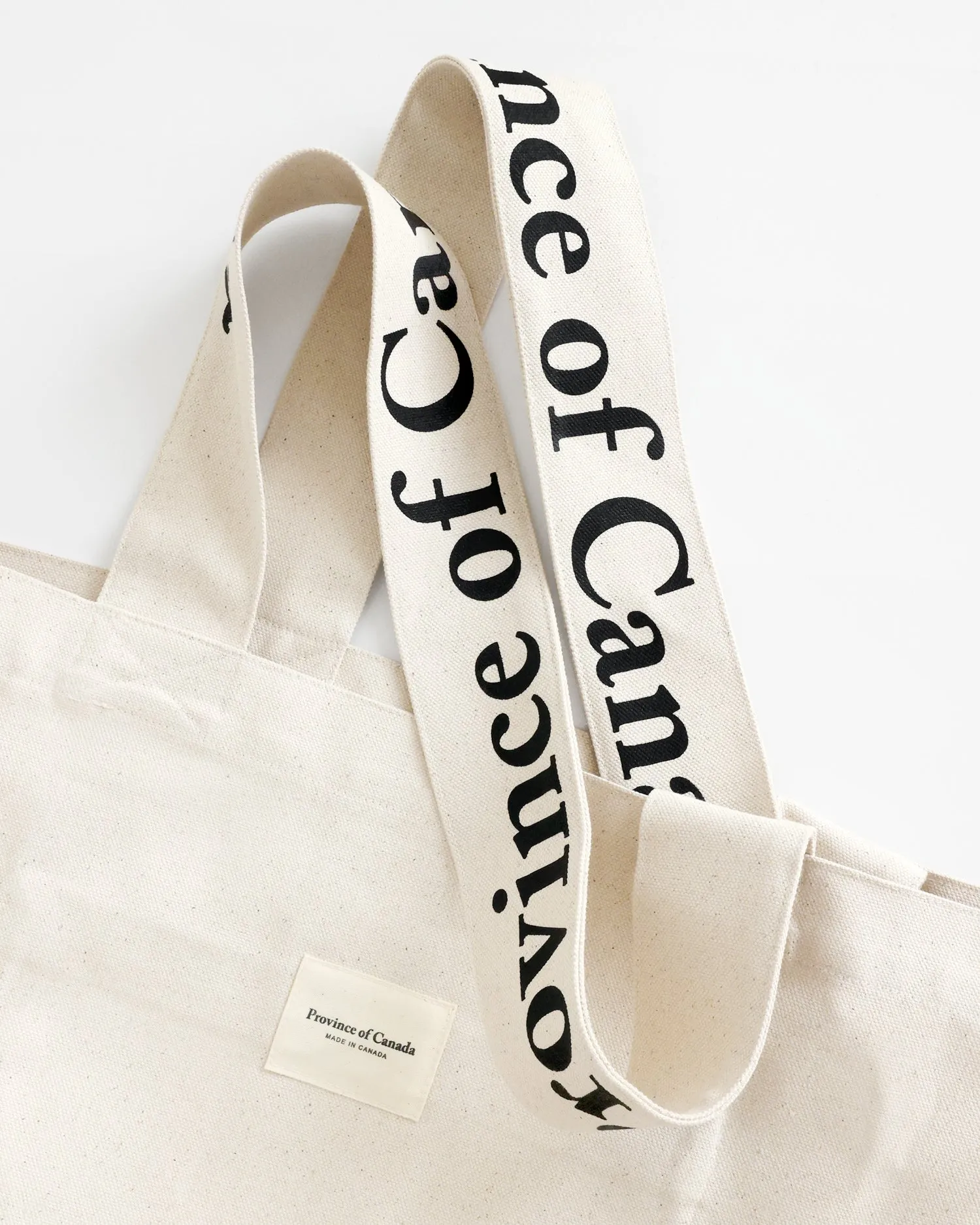 Wordmark Tote Bag Natural sold by Province of Canada product image thumbnail 3