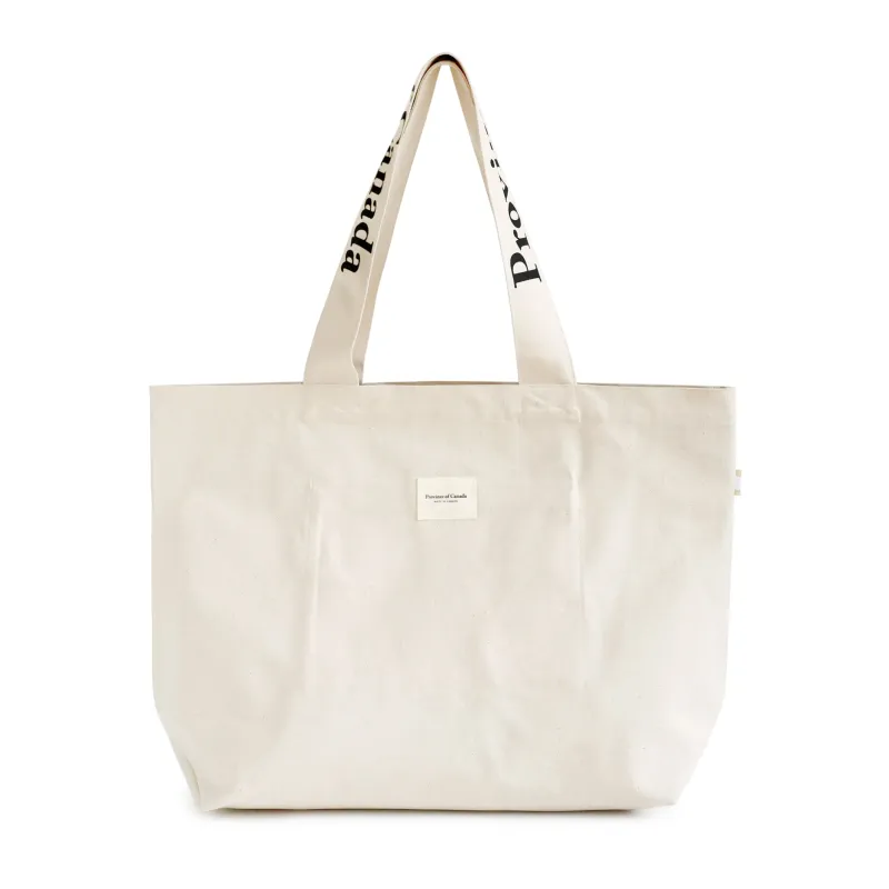 Wordmark Tote Bag Natural sold by Province of Canada
