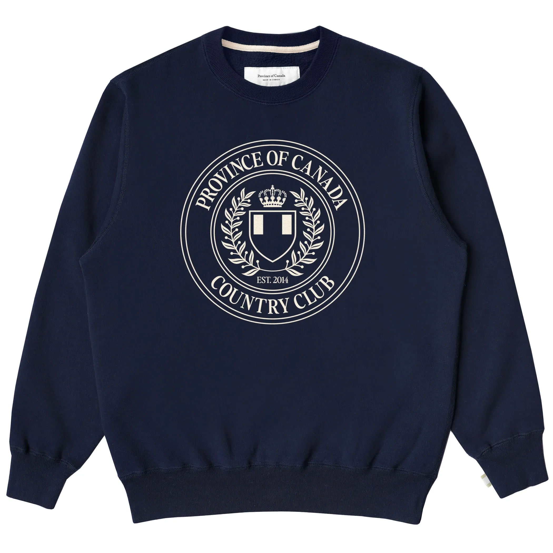 Country Club Fleece Sweatshirt Navy - Unisex sold by Province of Canada