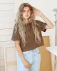 Monday Crop Top Cocoa sold by Province of Canada