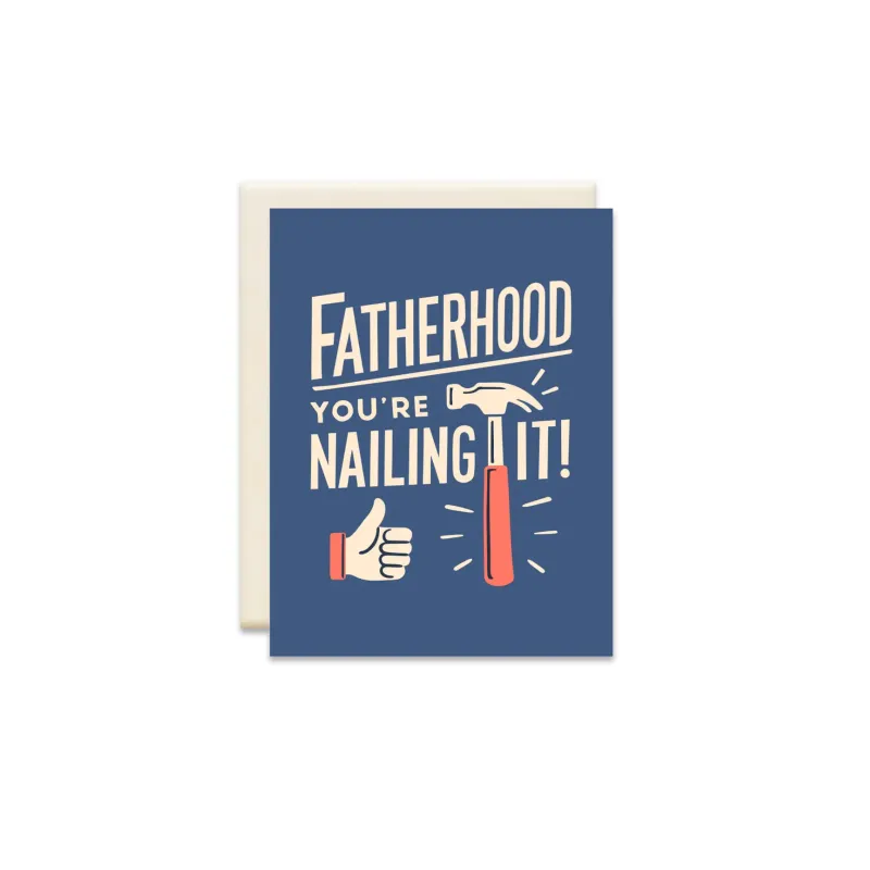 Nailing It Greeting Card sold by Province of Canada
