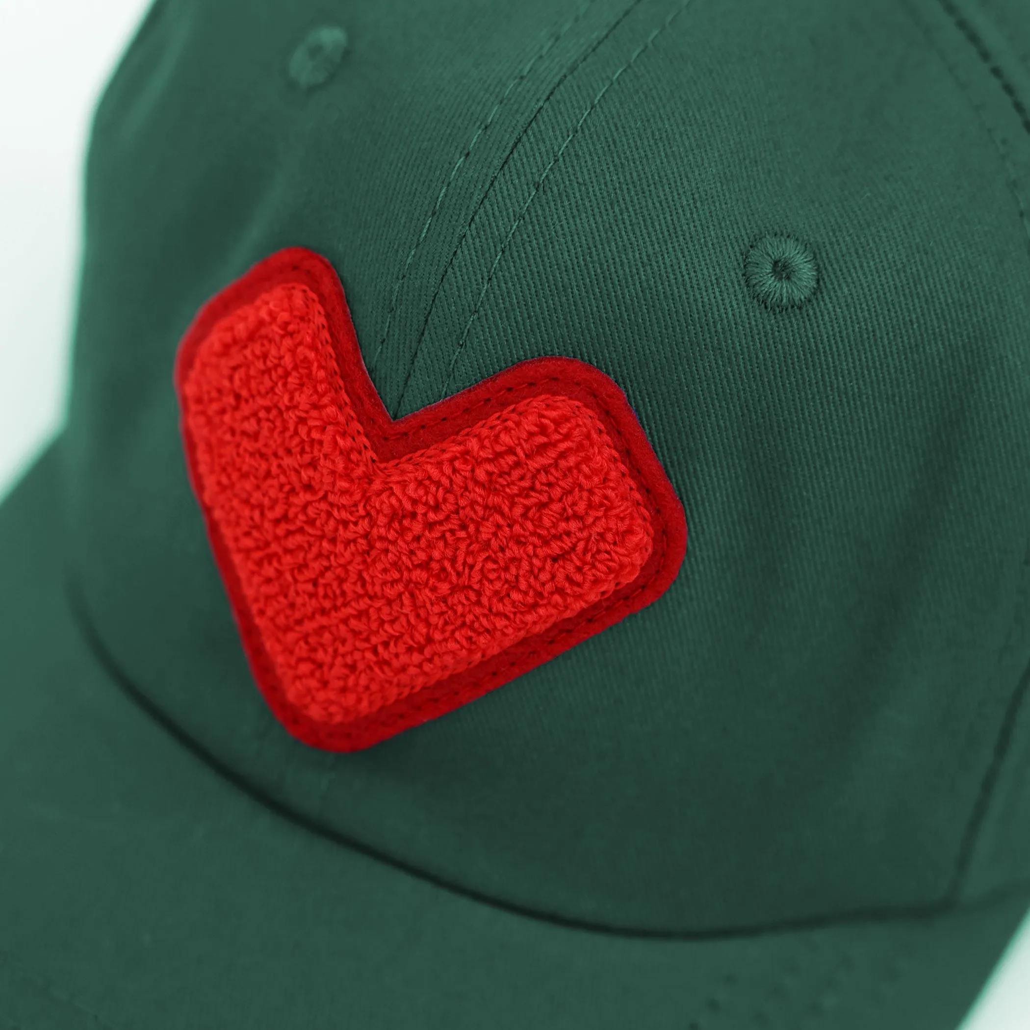Heart Baseball Hat Forest sold by Province of Canada product image thumbnail 2