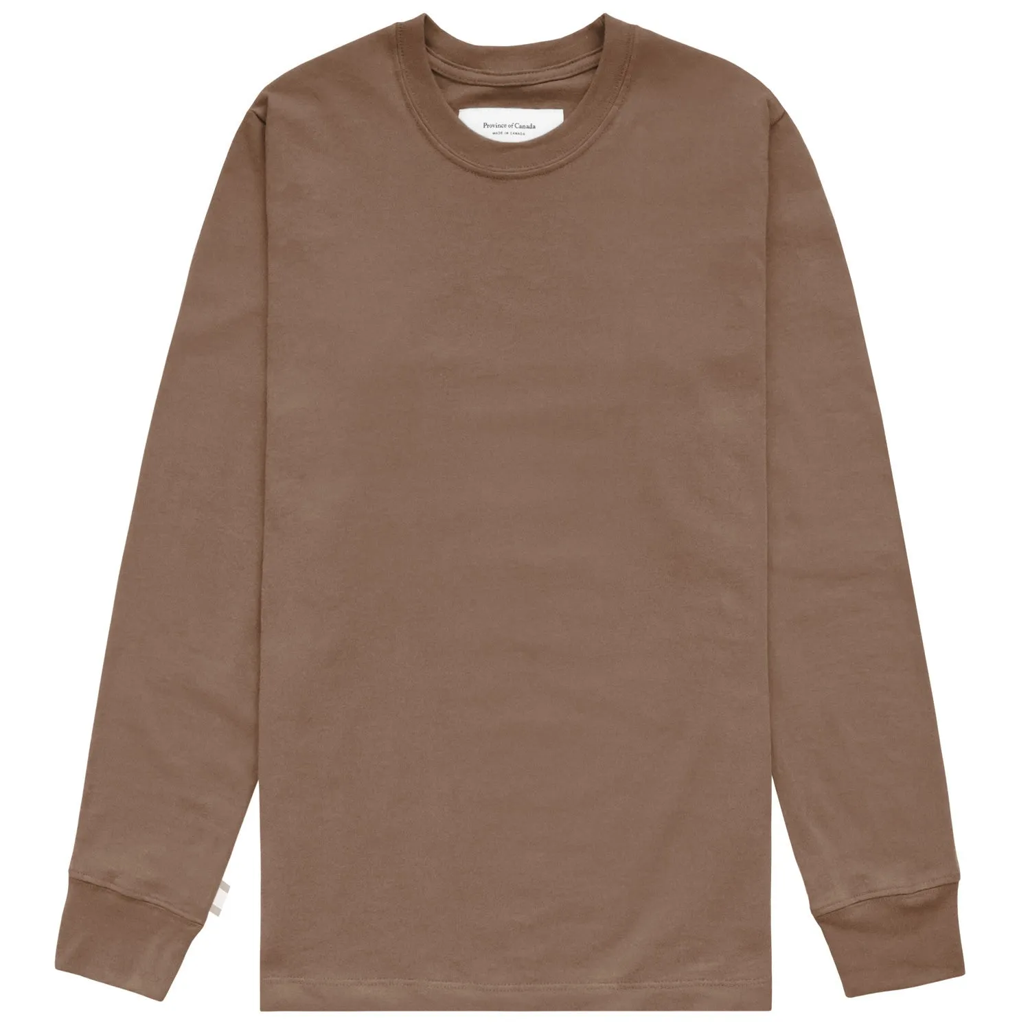 Monday Long Sleeve Tee Cocoa - Unisex sold by Province of Canada
