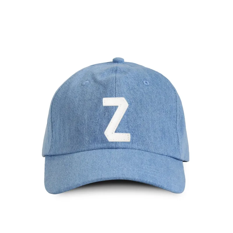 Letter Z Baseball Hat Denim made by Province of Canada