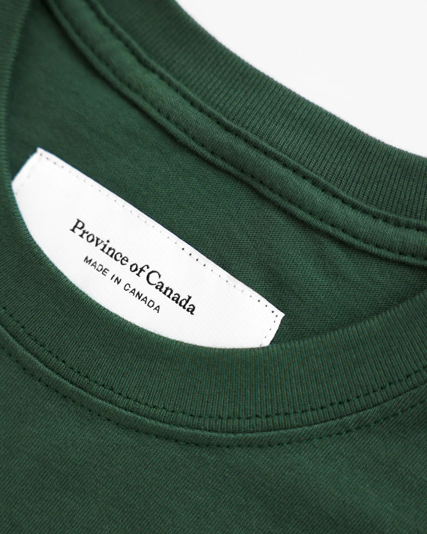 Monday Long Sleeve Crop Top Forest sold by Province of Canada product image thumbnail 4