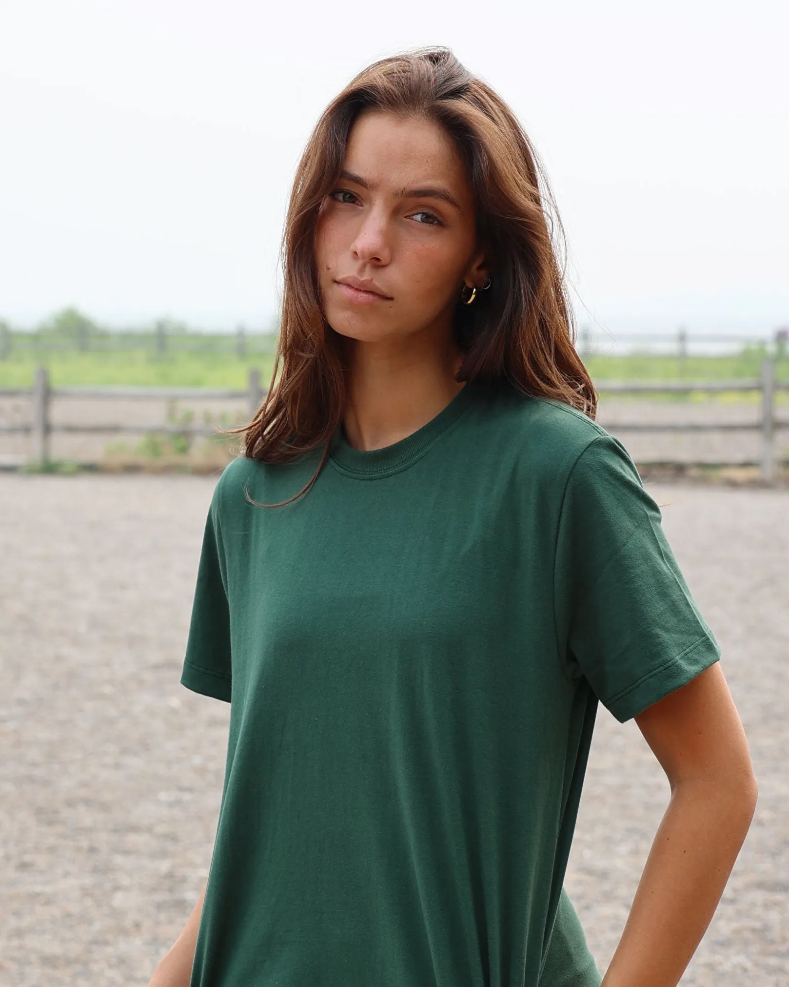 Pocket T-Shirt Dress Forest sold by Province of Canada product image thumbnail 3