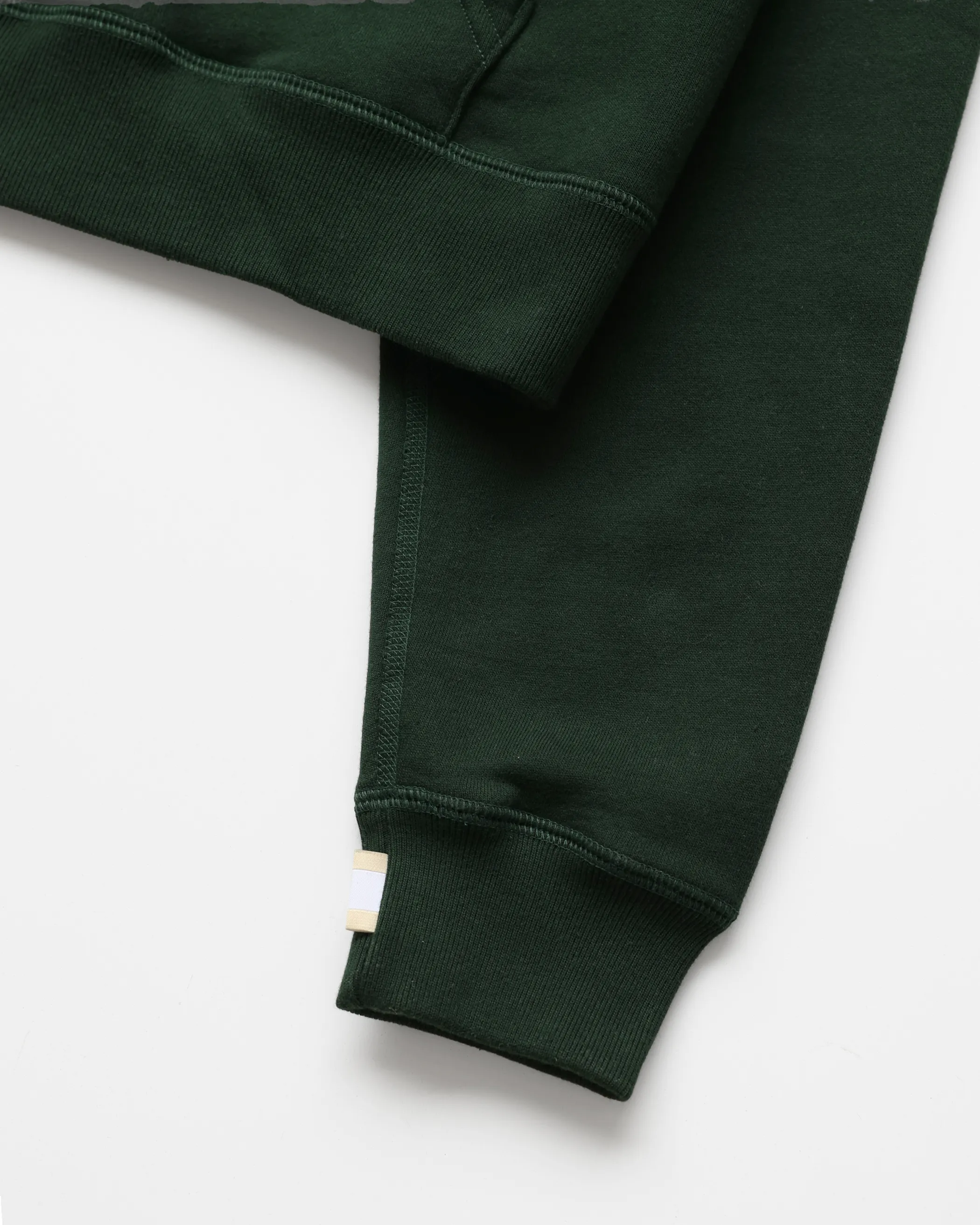 Flag Fleece Crop Hoodie Forest sold by Province of Canada product image thumbnail 3