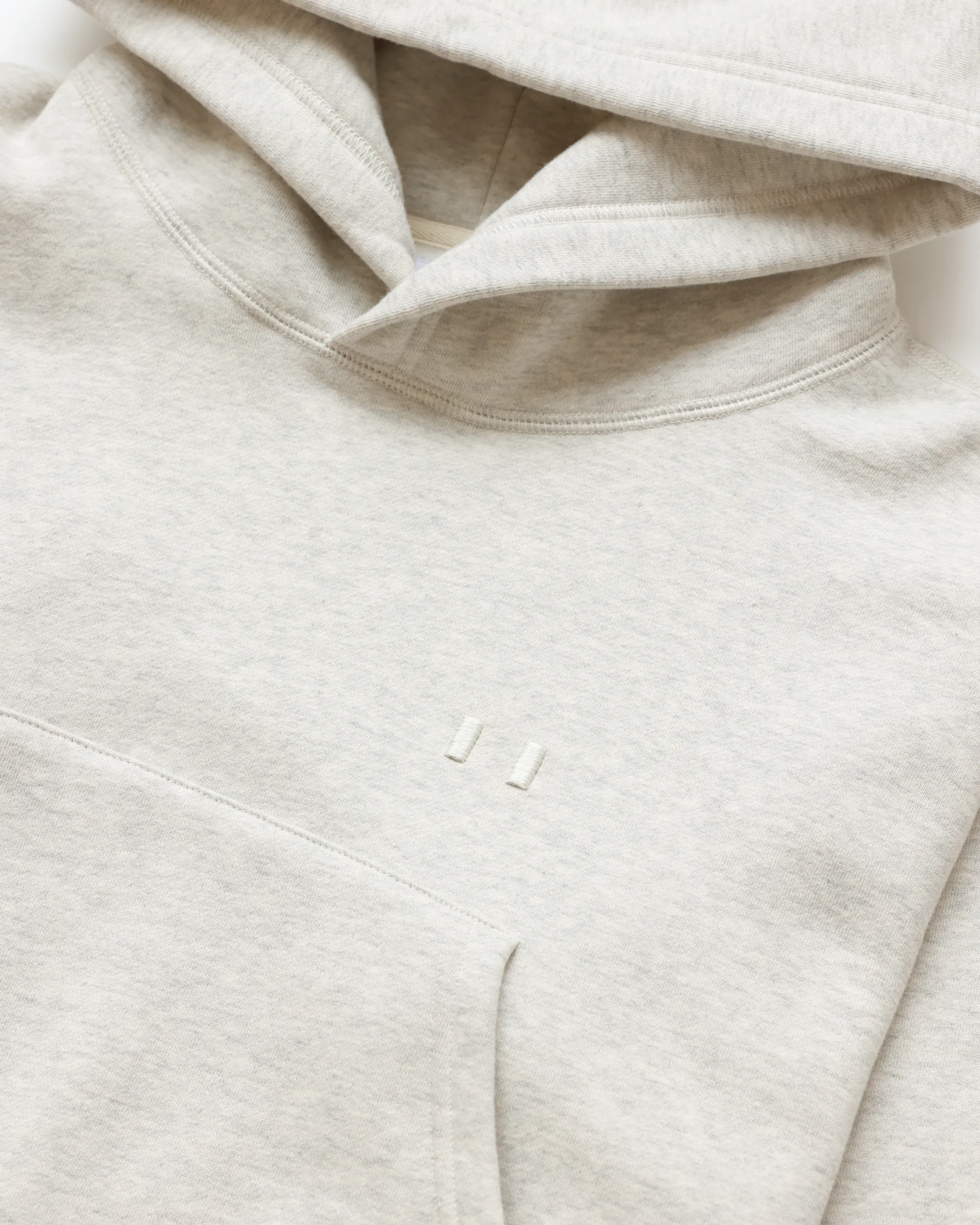 Flag Fleece Crop Hoodie Eggshell sold by Province of Canada product image thumbnail 2