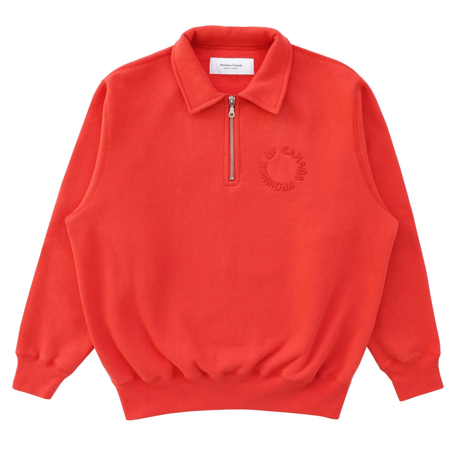 Half Zip Fleece Sweatshirt Tart - Unisex sold by Province of Canada