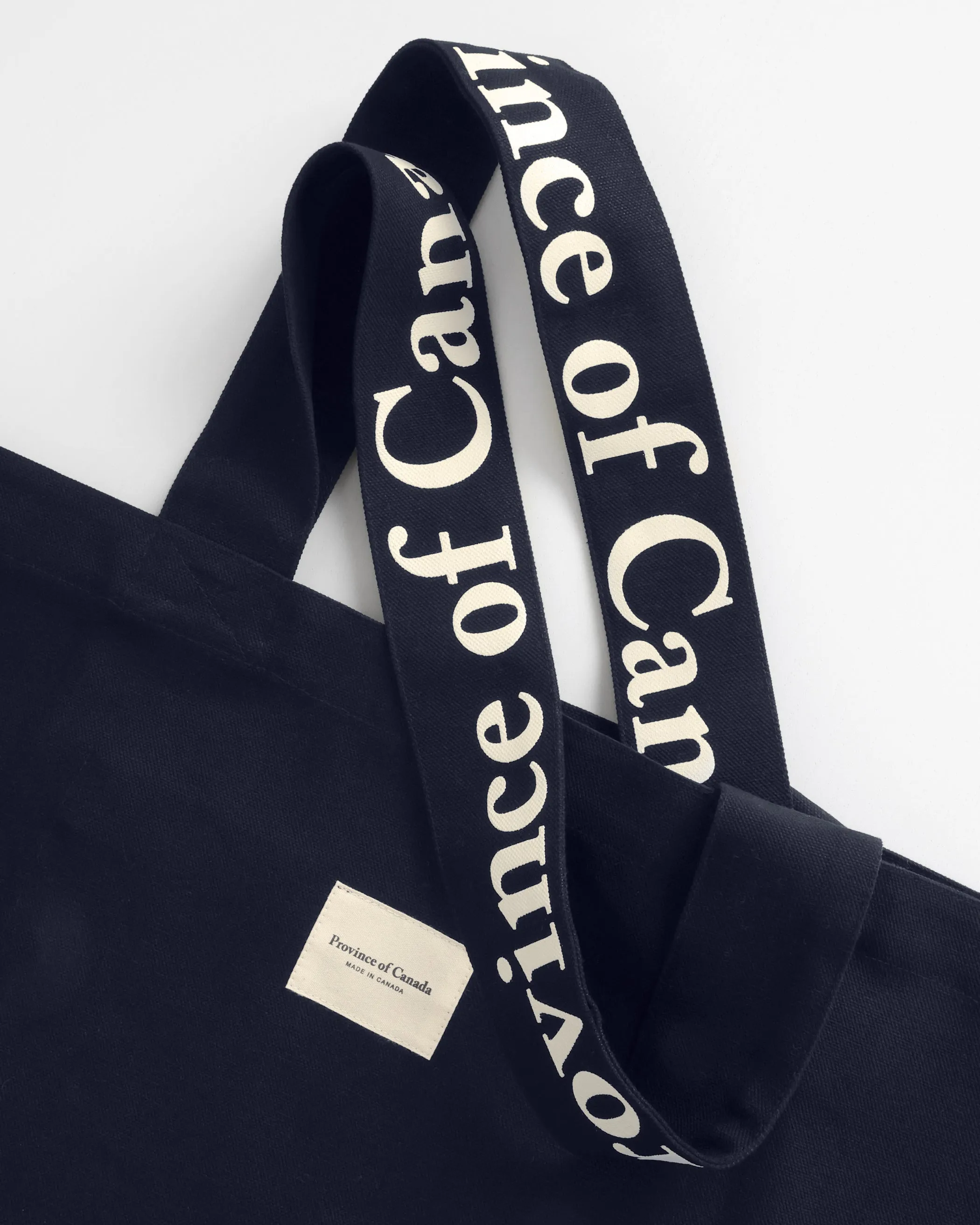 Wordmark Tote Bag Navy sold by Province of Canada product image thumbnail 3