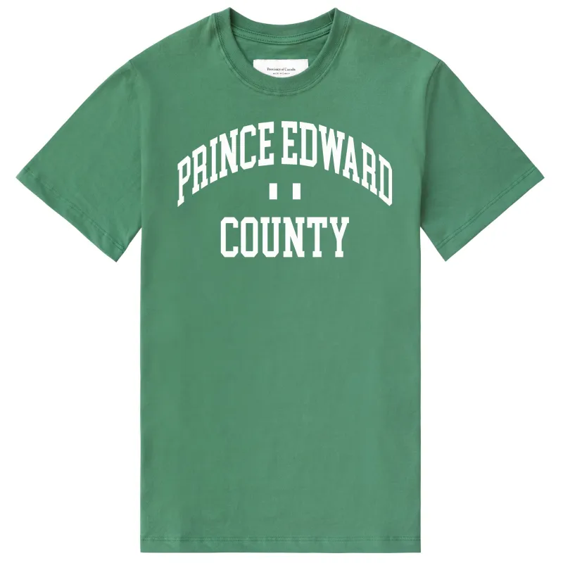 Prince Edward County Tee Green - Unisex sold by Province of Canada