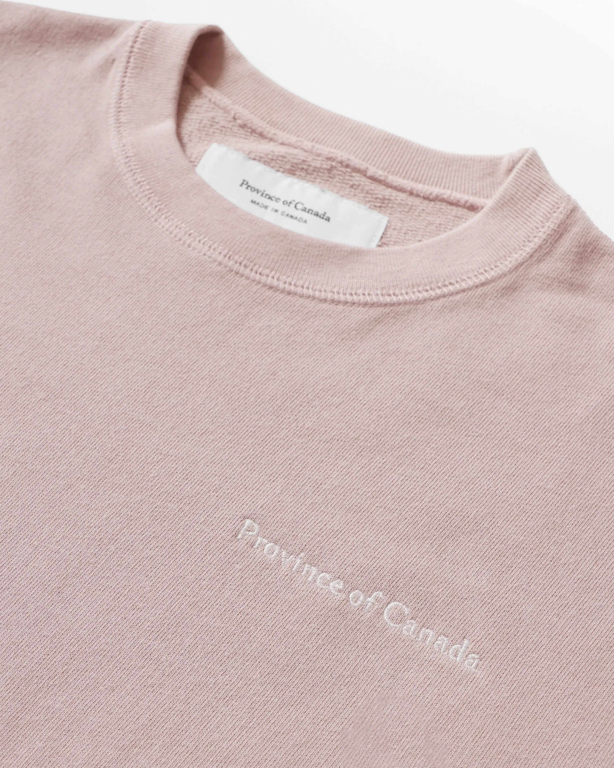 French Terry Crop Sweatshirt Dark Dusk sold by Province of Canada product image thumbnail 4