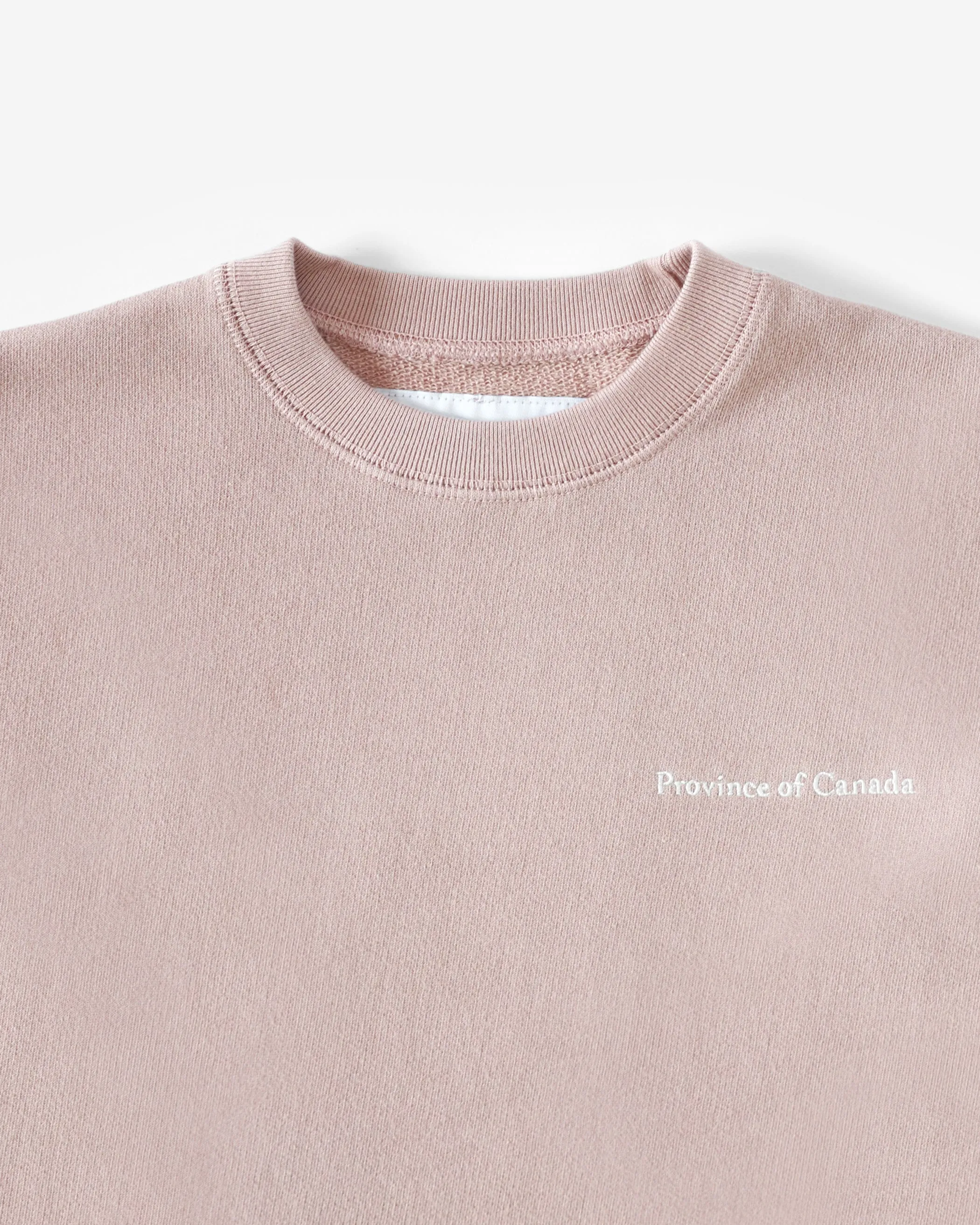 French Terry Crop Sweatshirt Dark Dusk sold by Province of Canada product image thumbnail 3